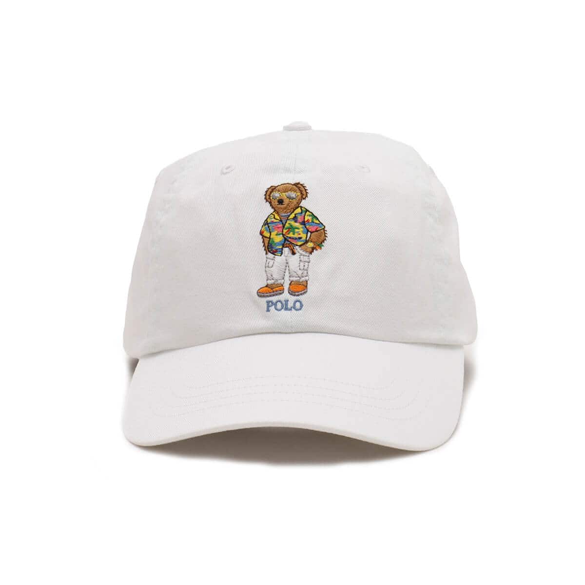 POLO RALPH LAUREN POLO BEAR CLASSIC SPORT CAP WHITE の画像