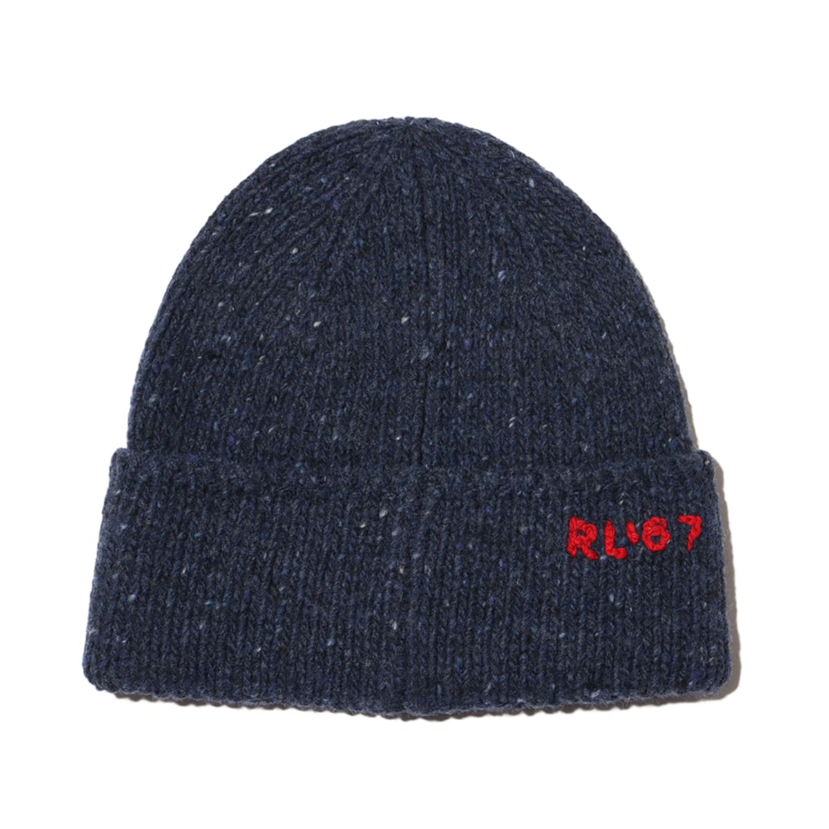 POLO RALPH LAUREN KNT TWD PL BBEANIE NEWPORT NAVY の画像