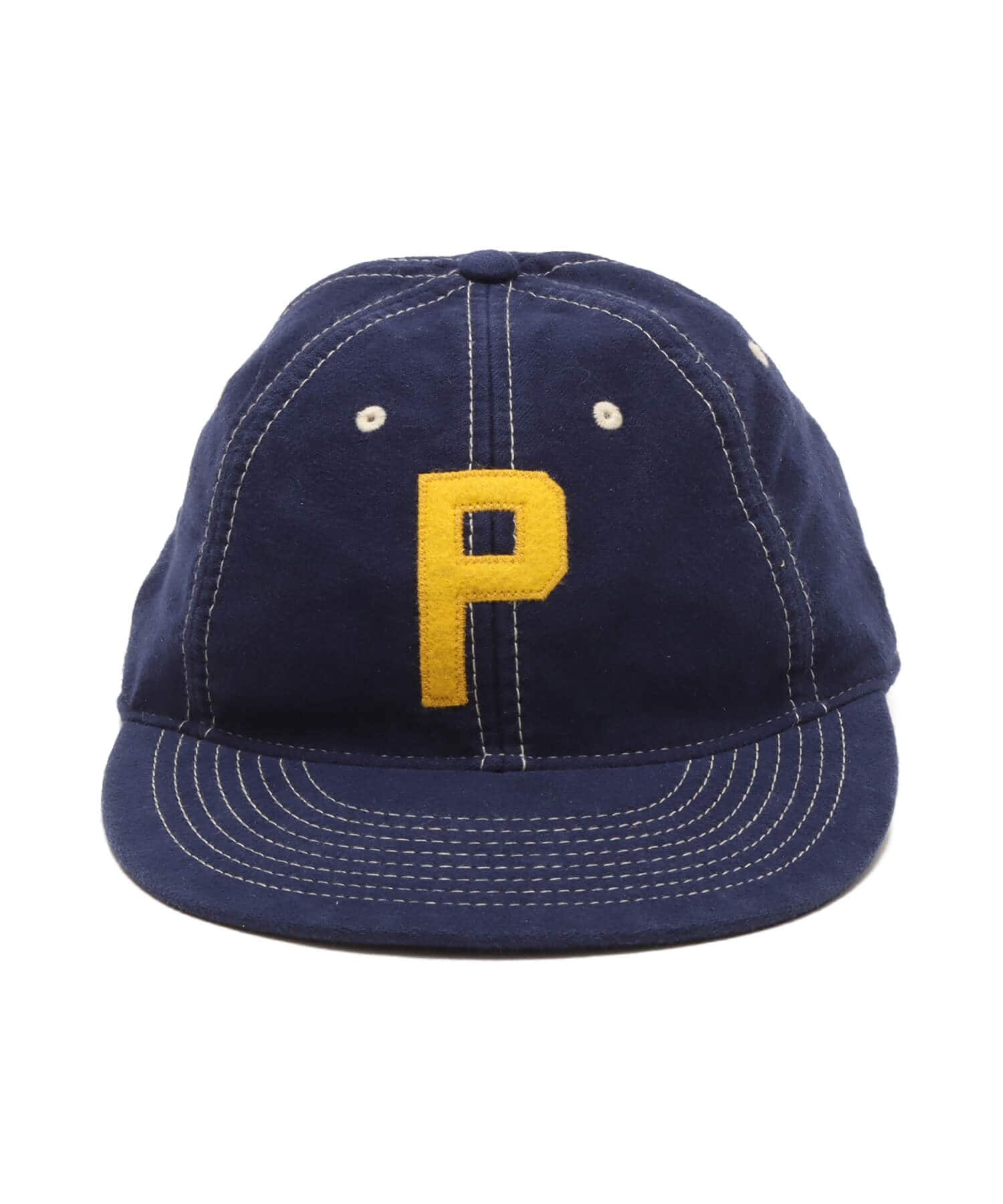 POLO RALPH LAUREN CHAMOIS ”P” AUTHENTIC BASEBALL CAP  NEWPORT NAVYの画像