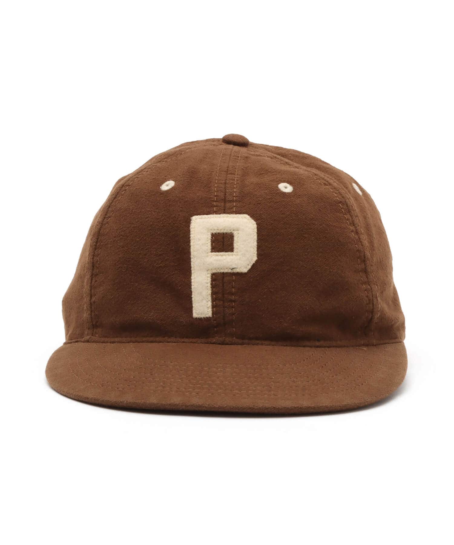 POLO RALPH LAUREN CHAMOIS ”P” AUTHENTIC BASEBALL CAP  CHOCOLATE MOUSSEの画像