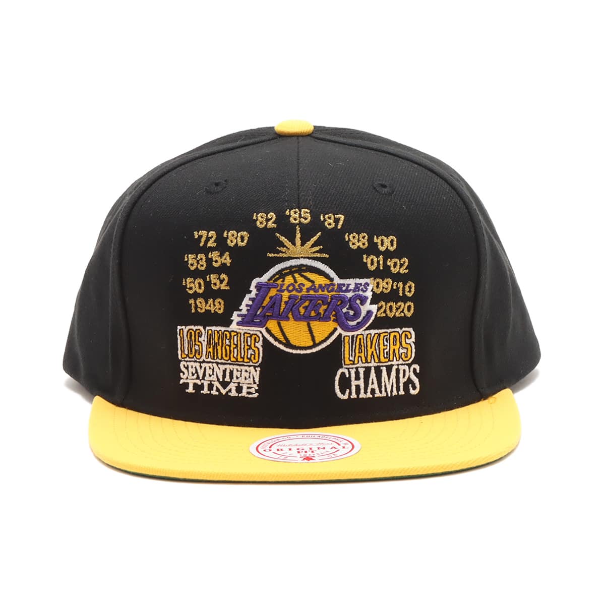 Mitchell & Ness CHAMP IS HERE SNAPBACK LAL BLACK 23FW-Iの画像