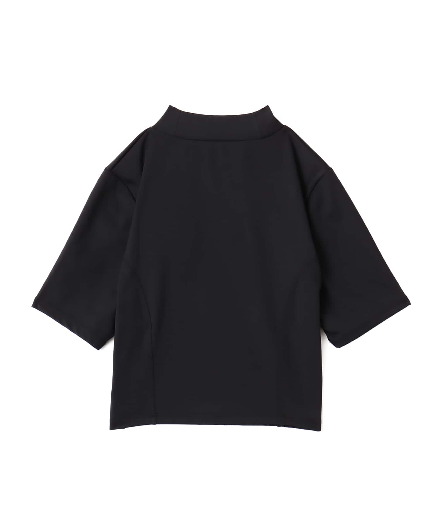 JORDAN BRAND AS W J SS SOLID KNIT TOP BLACK/WHITEの画像