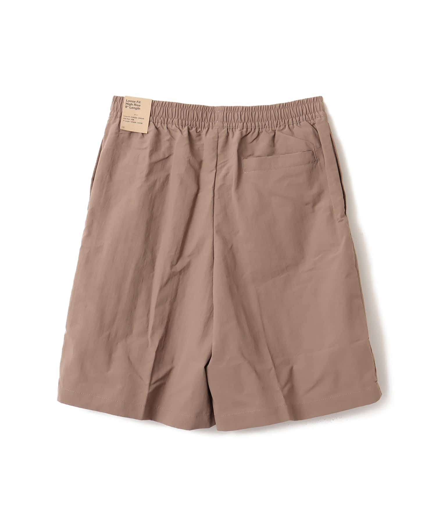 NIKE AS W NSW EVRYTHNG WVN HR 9" SH MINK BROWN/WHITEの画像