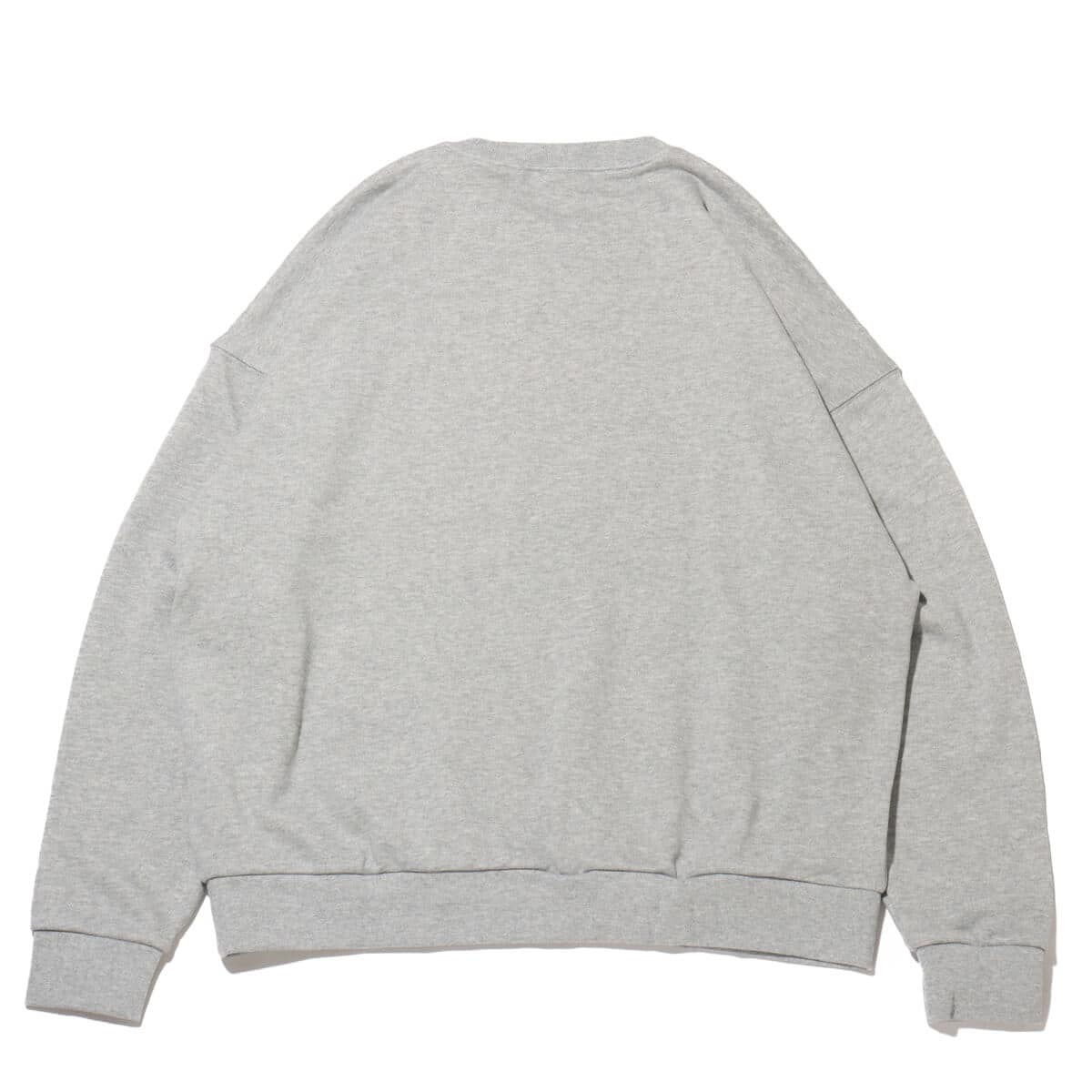 NIKE AS M NK CLUB FT OVERSIZED CREW DK GREY HEATHER/LT SMOKE GREY/WHITE の画像