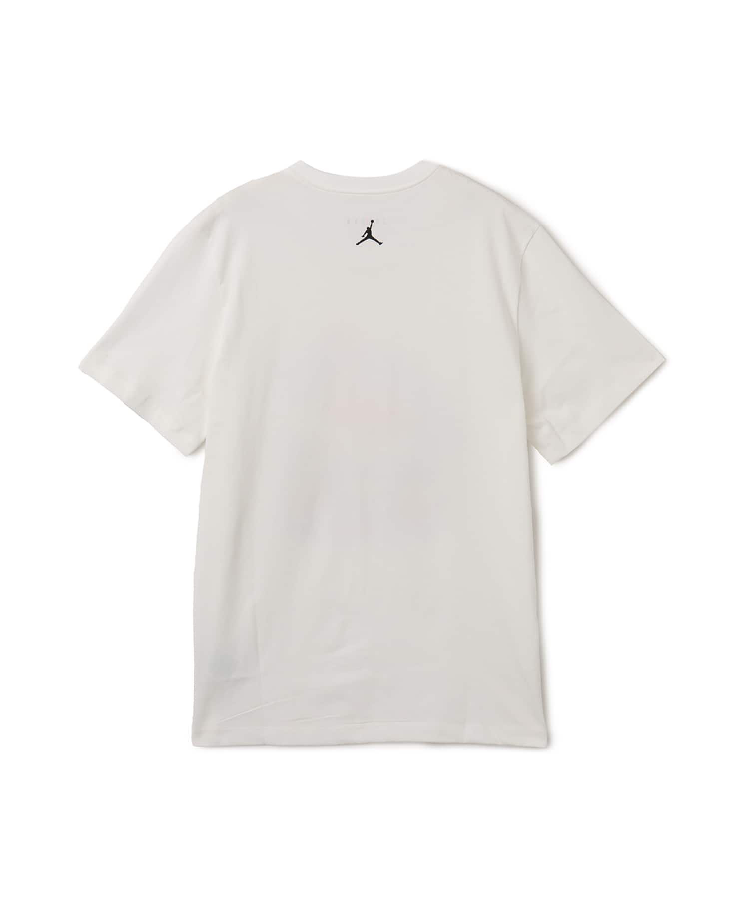 JORDAN BRAND M J FLT ESS FLMNGO SS CREW WHITE/BLACK