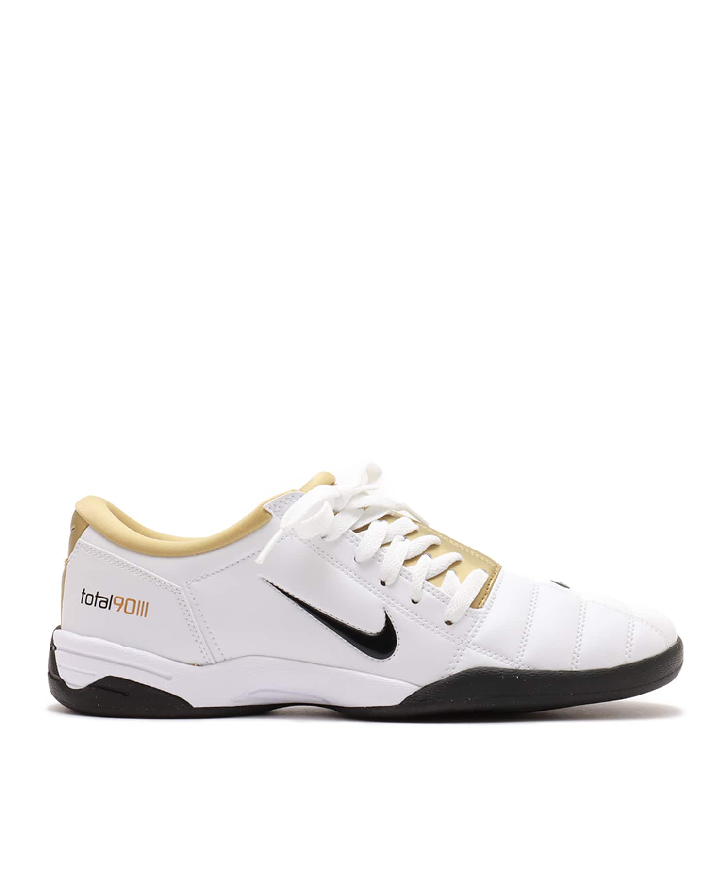 NIKE T90 SP WHITE/BLACK-METALLIC GOLDの画像