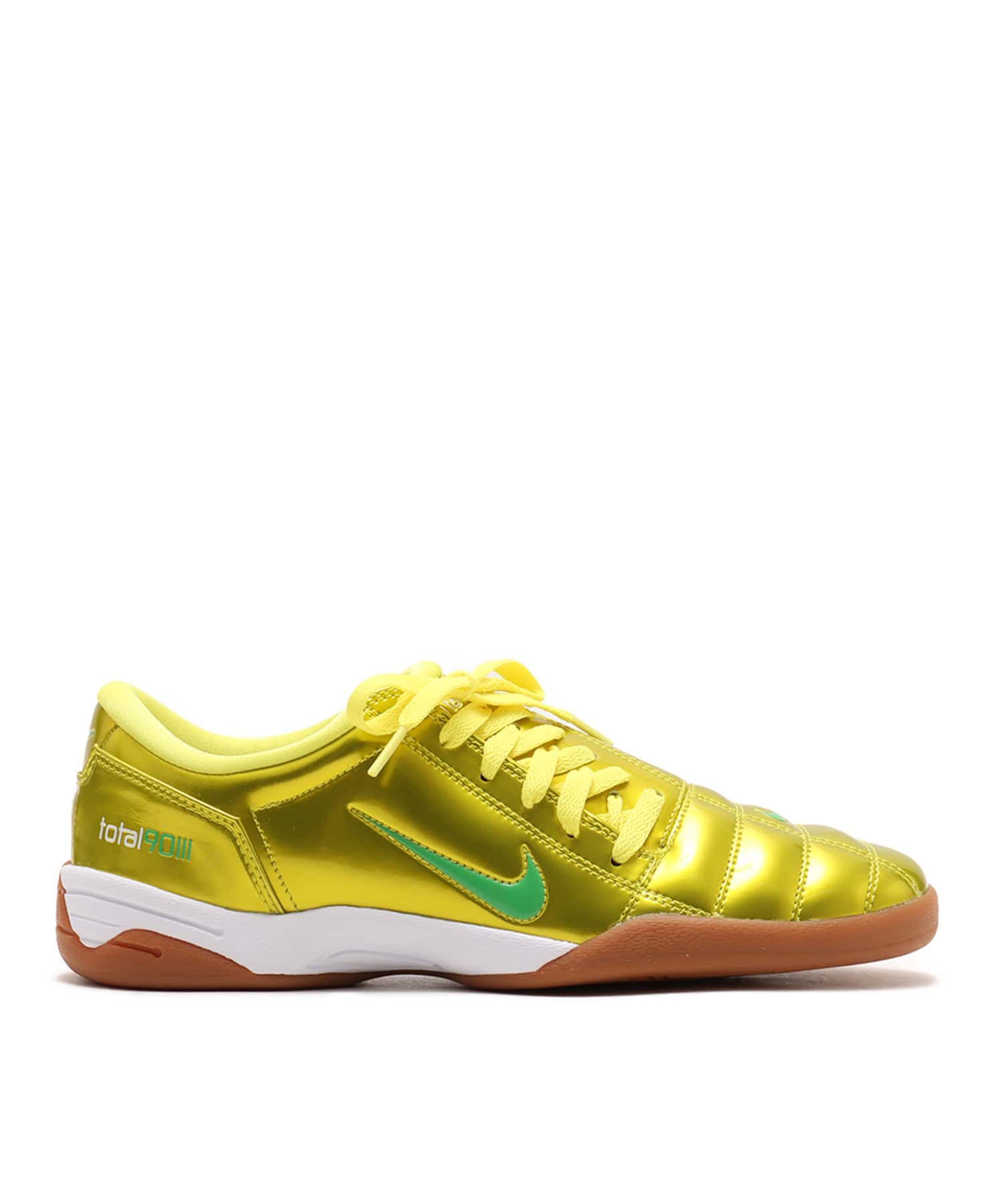 NIKE T90 SP DYNAMIC YELLOW/GREEN SPARK-GUM MED BROWNの画像