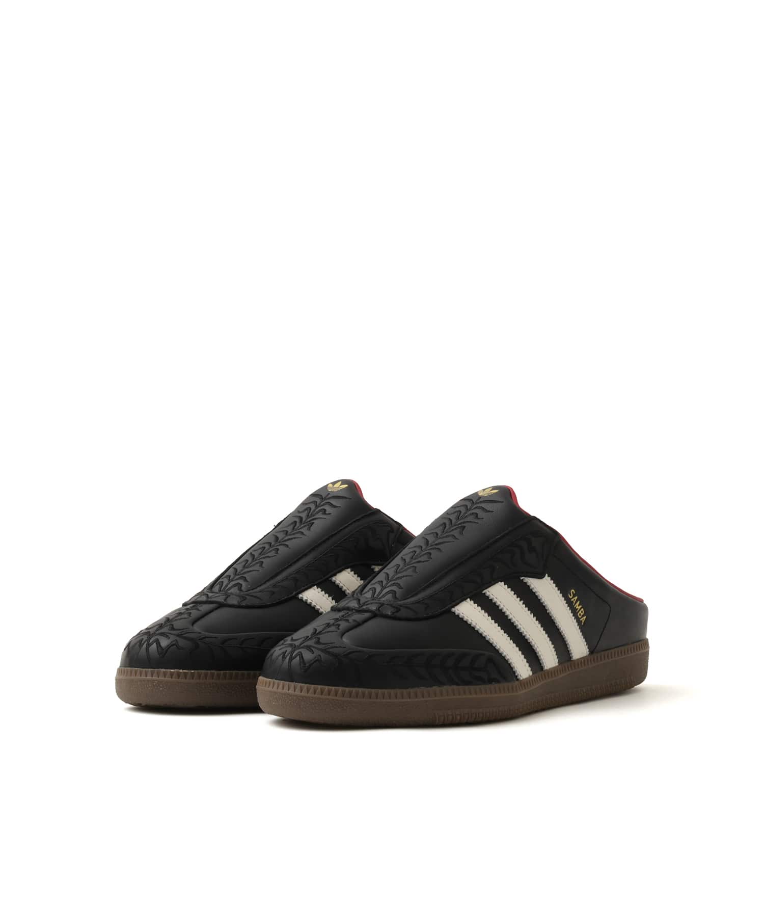 adidas SAMBA MULE VegNonVeg CBLACK/OWHITE/GUM5の画像