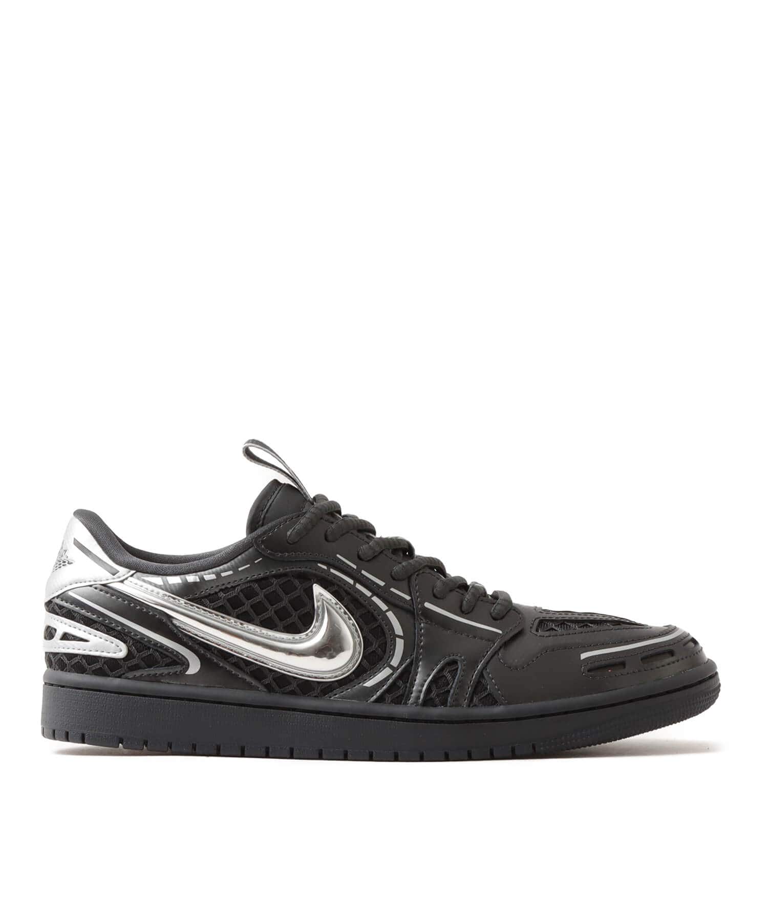 JORDAN BRAND WMNS AIR JORDAN 1 MM LOW V3 BLACK/METALLIC SILVER-WHITE-ANTHRACITEの画像