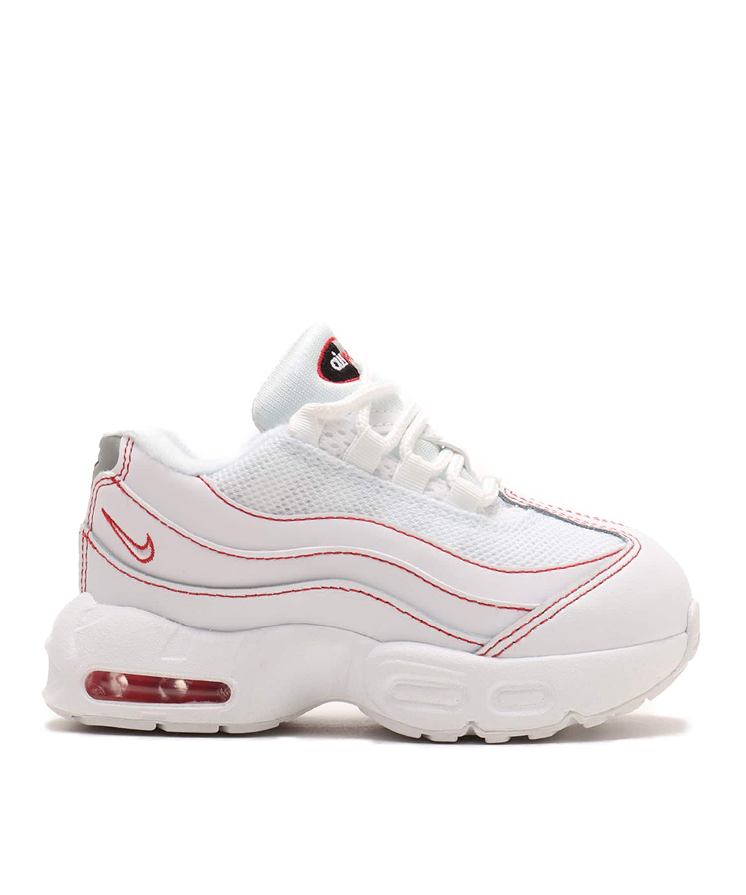 ショップレビュー ランキング NIKE AIR MAX 95 RECRAFT LTR (TD) WHITE/WHITE-UNIVERSITY RED スニーカー