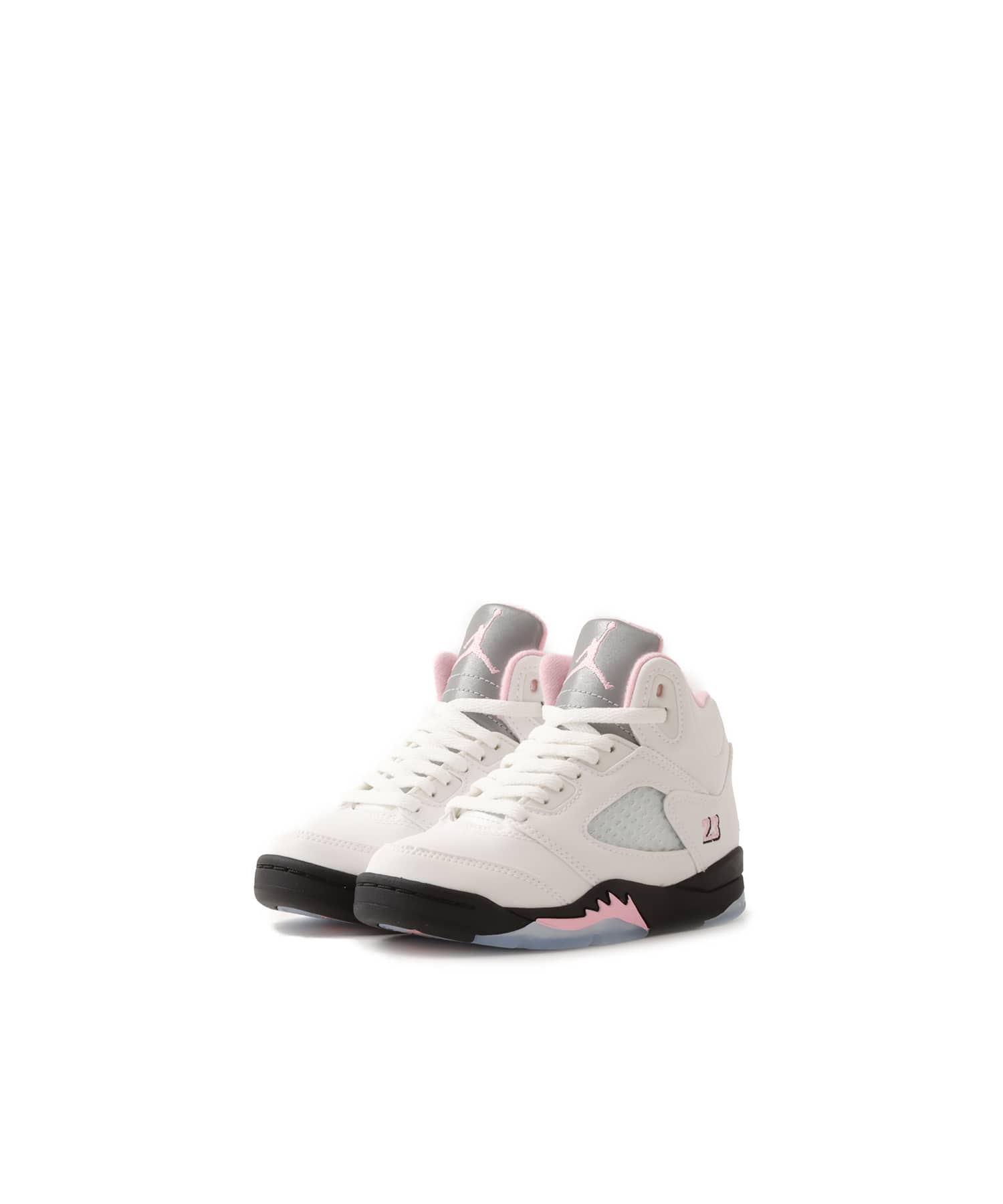 JORDAN BRAND JORDAN 5 RETRO OG (PS) WHITE/MED SOFT PINK-BLACKの画像