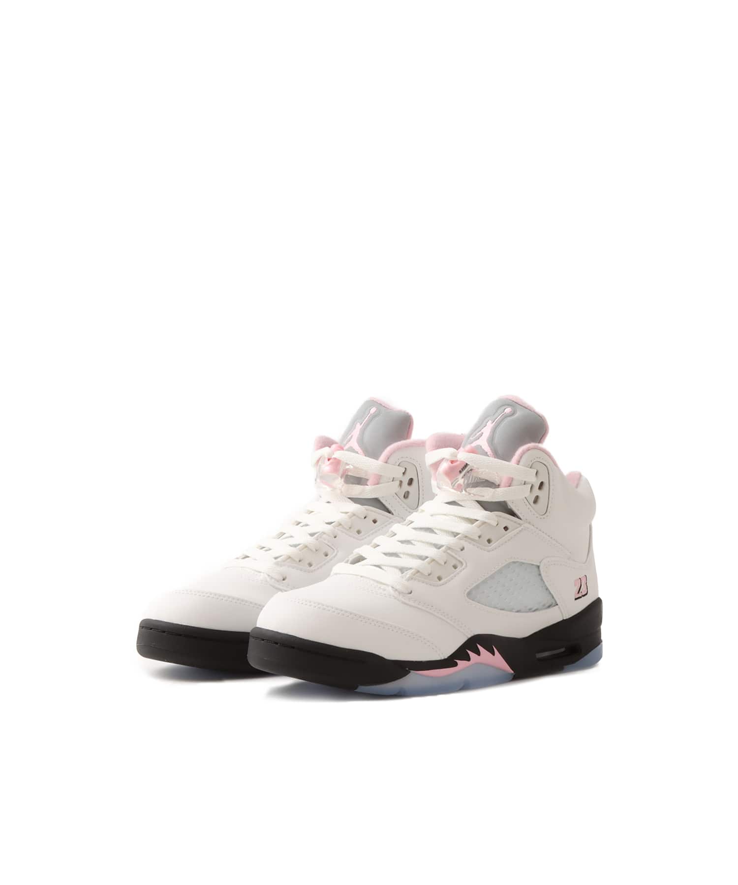 JORDAN BRAND AIR JORDAN 5 RETRO OG (GS) WHITE/MED SOFT PINK-BLACKの画像