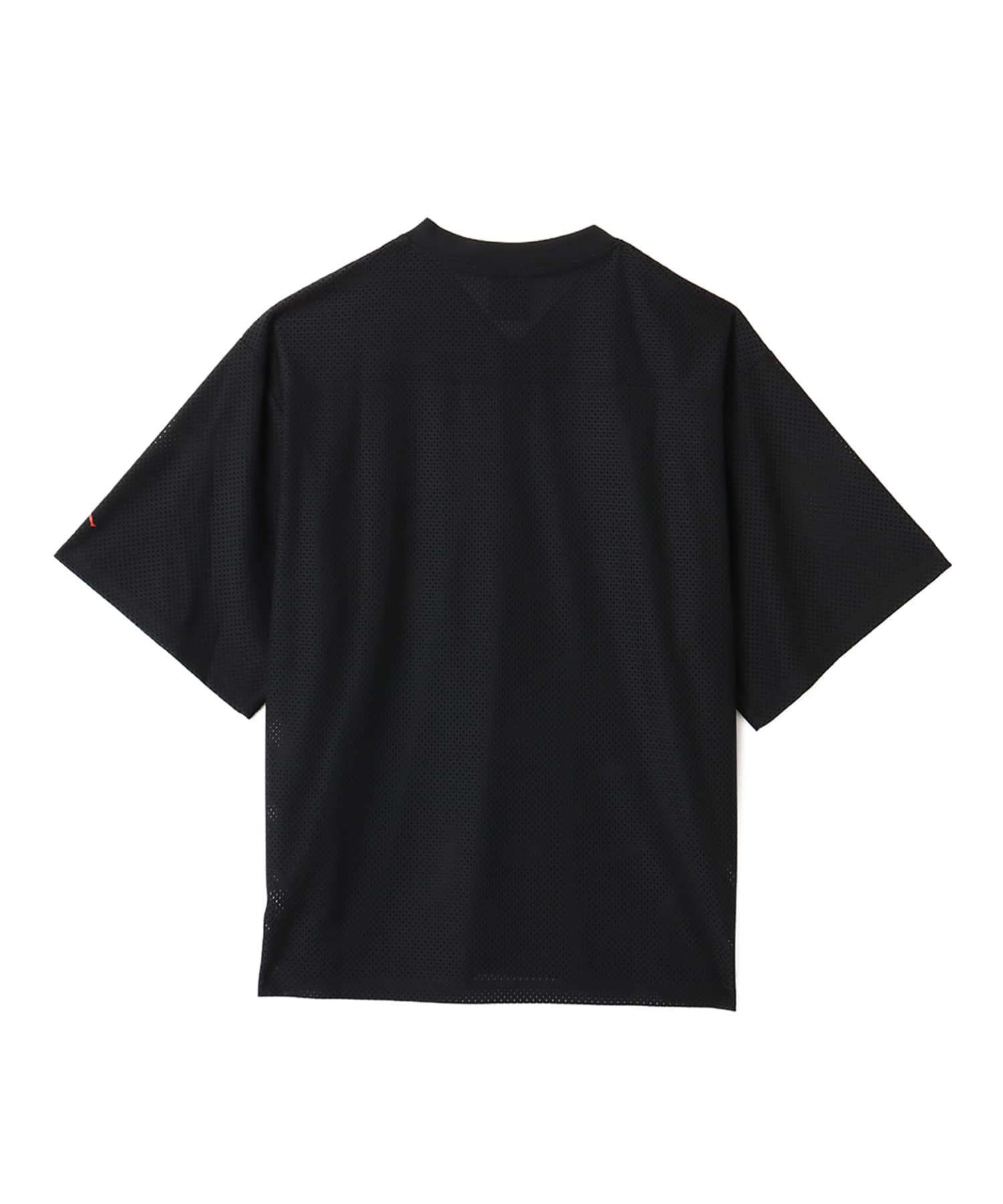 JORDAN BRAND AS W J BRK SS MESH JRSY TOP BLACK/GYM REDの画像
