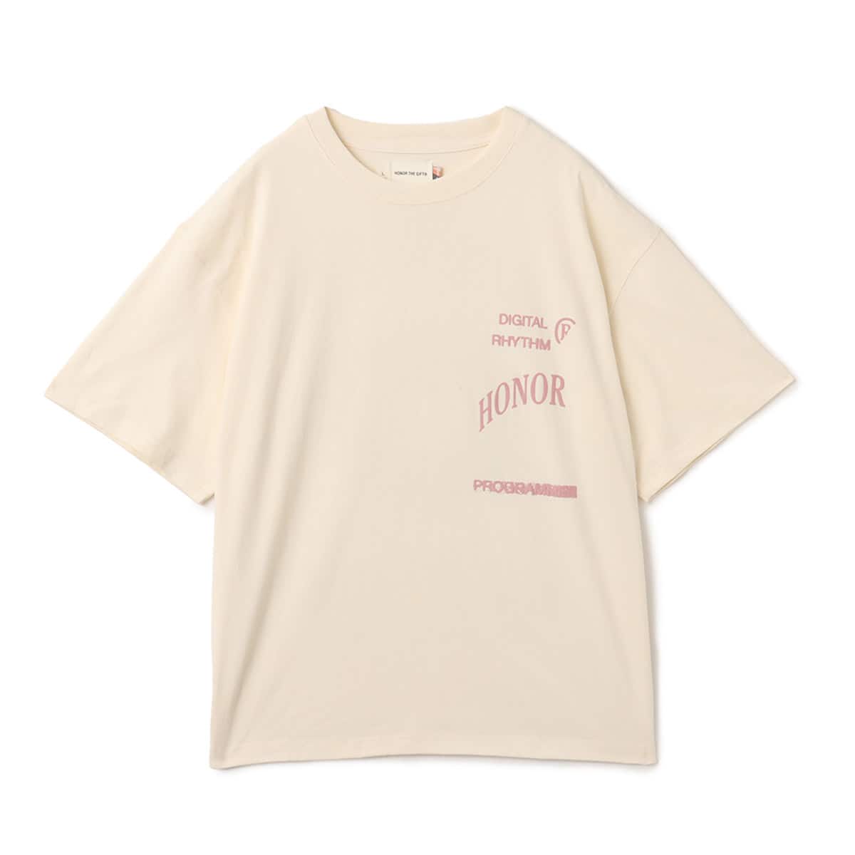 HONOR THE GIFT SUNRAY LOGO TEE WHITE （オナー ザ ギフト