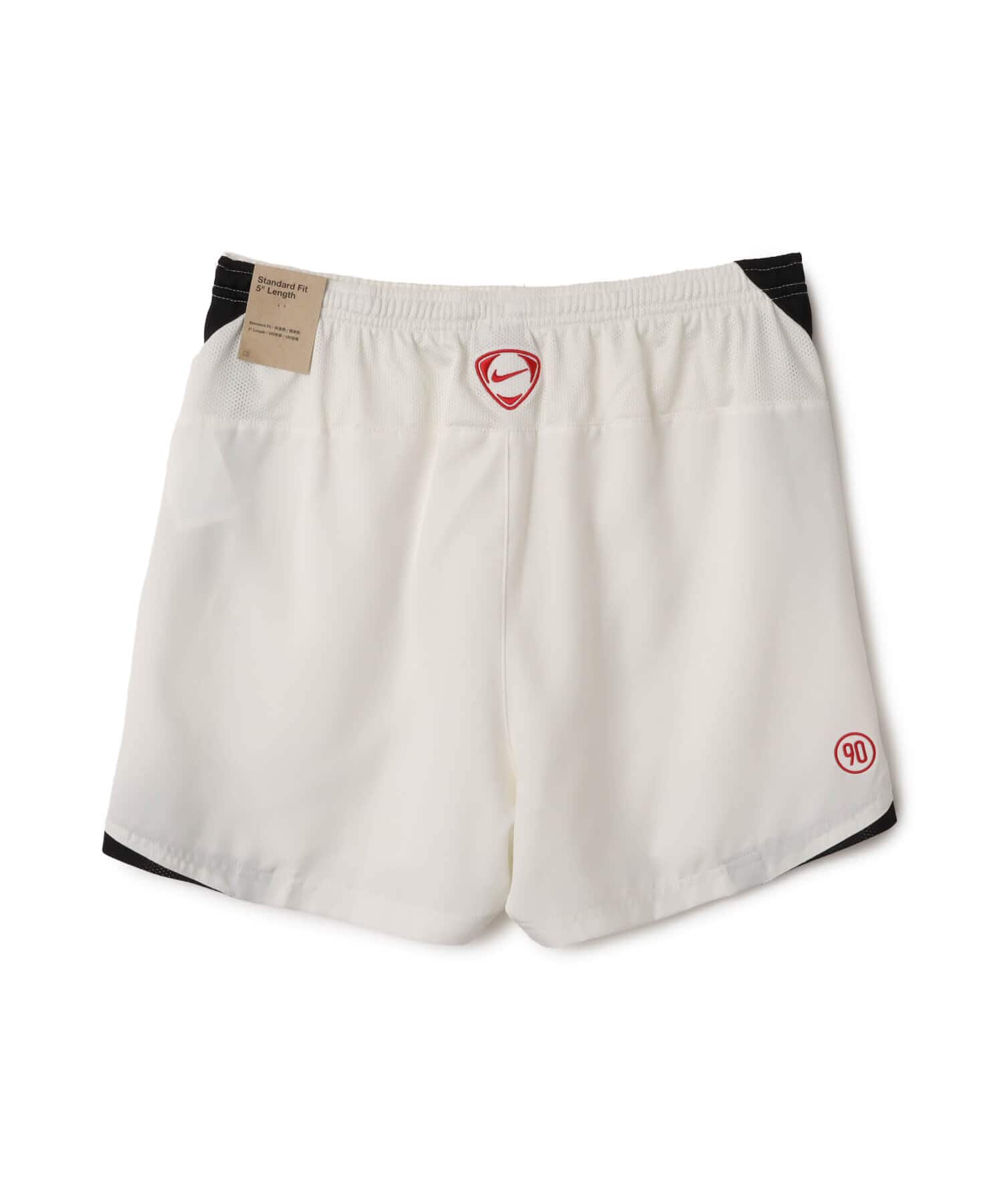 NIKE AS M NK DF T90 SHORT W SAIL/BLACK/GYM REDの画像