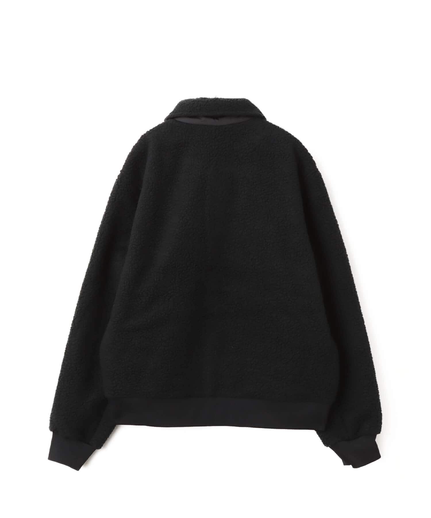 NIKE AS M NK CLUB SHERPA COACHES JK BLACK/WHITEの画像