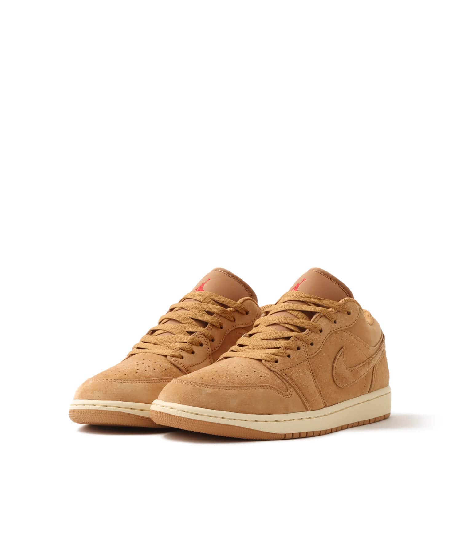 JORDAN BRAND AIR JORDAN 1 LOW SE FLAX/FLAX-VARSITY RED-MUSLINの画像