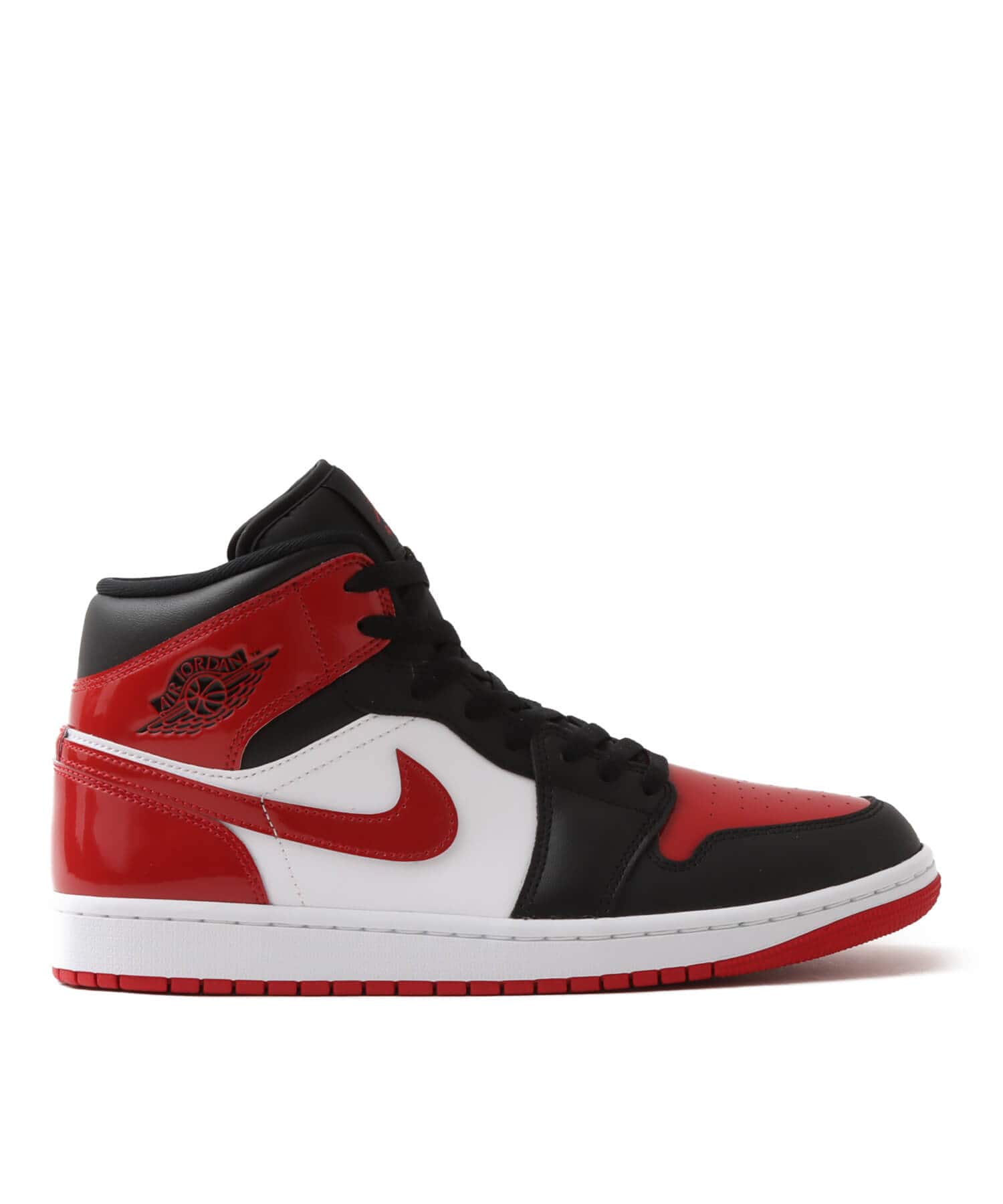 JORDAN BRAND AIR JORDAN 1 MID SE BLACK/VARSITY RED-WHITEの画像
