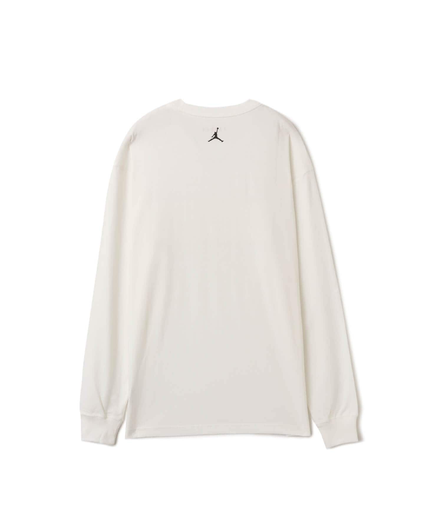 JORDAN BRAND M J BRAND PHOTO LS CREW WHITE/BLACKの画像