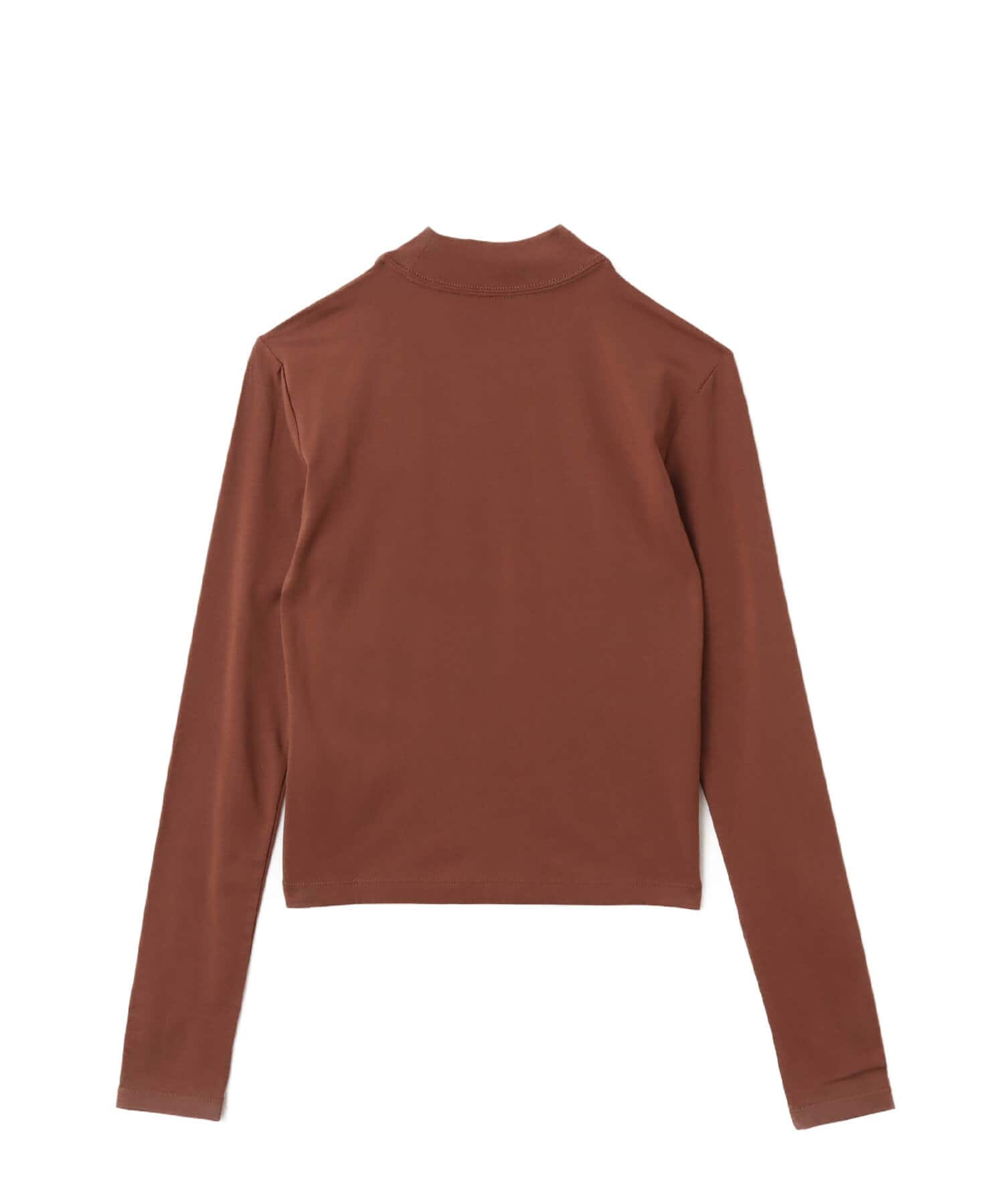NIKE AS W NSW NK CHLL KNT MOCK TEE FAUNA BROWNの画像