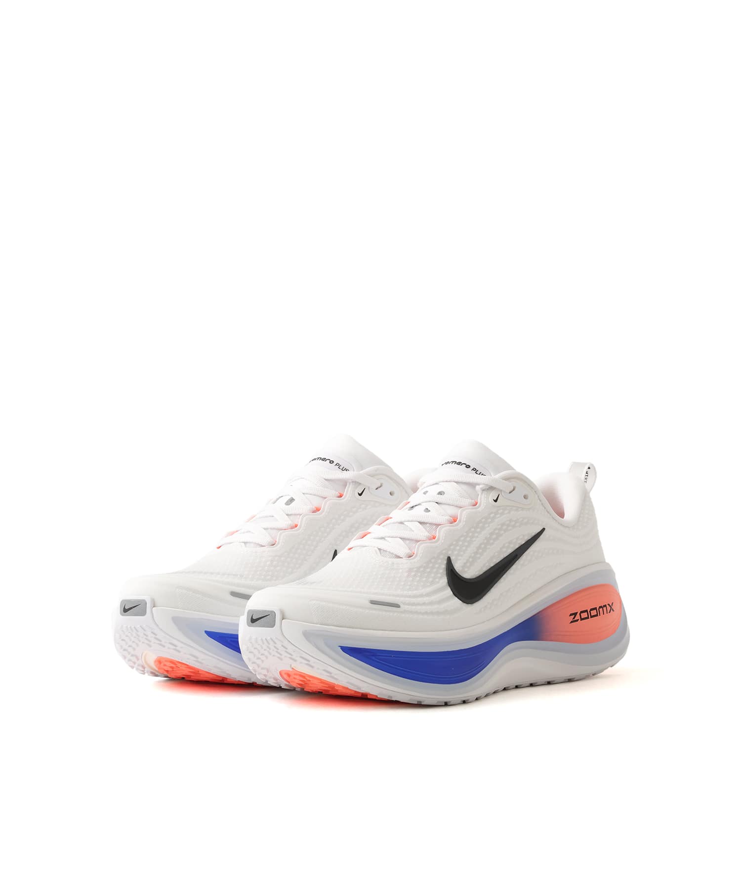 NIKE VOMERO PLUS WHITE/BLACK-ATOMIC PINK-RACER BLUE-HYDROGEN BLUE-FOOTBALL GREYの画像