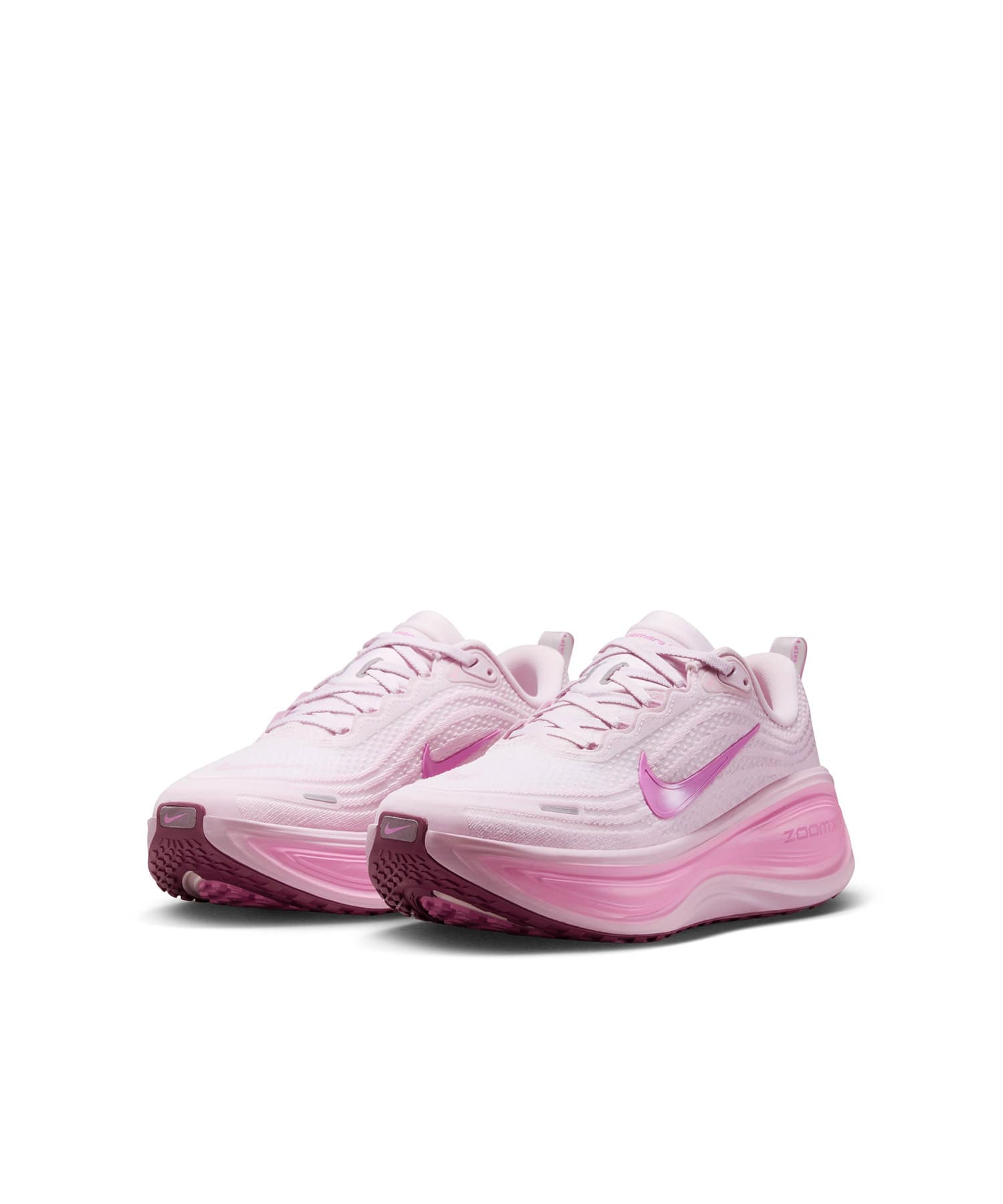 NIKE W VOMERO PLUS BLEACHED LILAC/LT MAGENTA-PINK RISE-PINK FOAM-PERFECT PINK-PINK SMOKEの画像