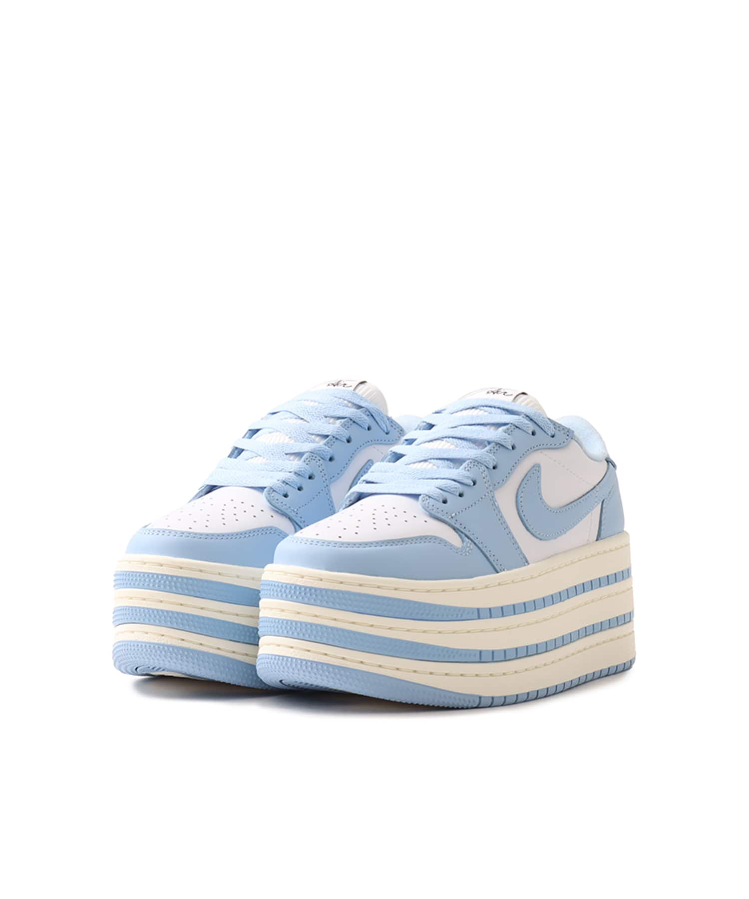 JORDAN BRAND WMNS AIR JORDAN 1 TRIPLE STACK PSYCHIC BLUE/PSYCHIC BLUE-WHITE-SAILの画像