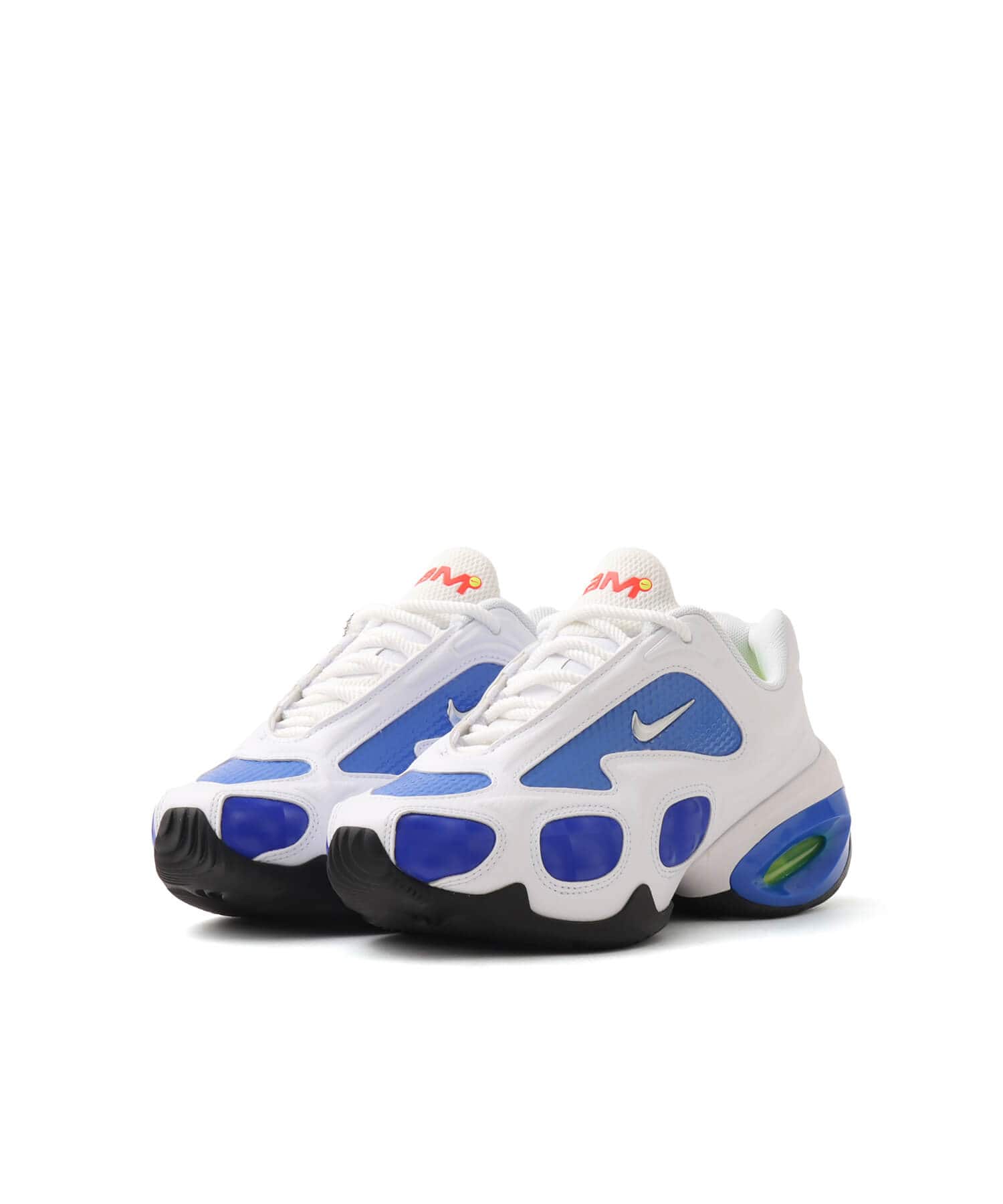 NIKE WMNS AIR MAX MUSE VC WHITE/METALLIC SILVER-RACER BLUEの画像