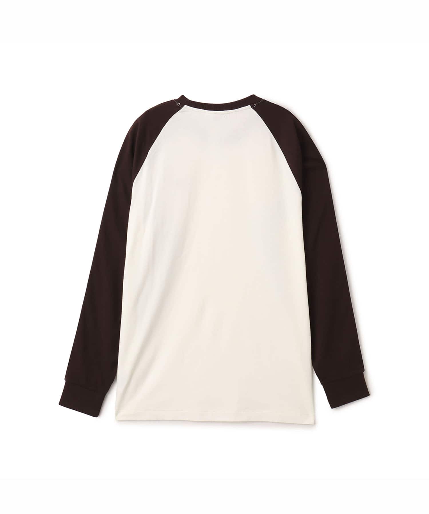 adidas BRITCORE LONG SLEEVE CALI T-SHIRT オフホワイト/オーロラコーヒーの画像