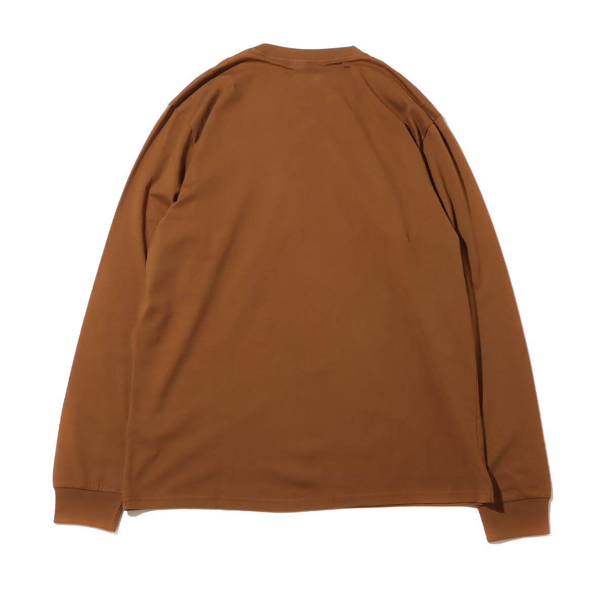CARHARTT L/S POCKET T-SHIRT BROWN の画像