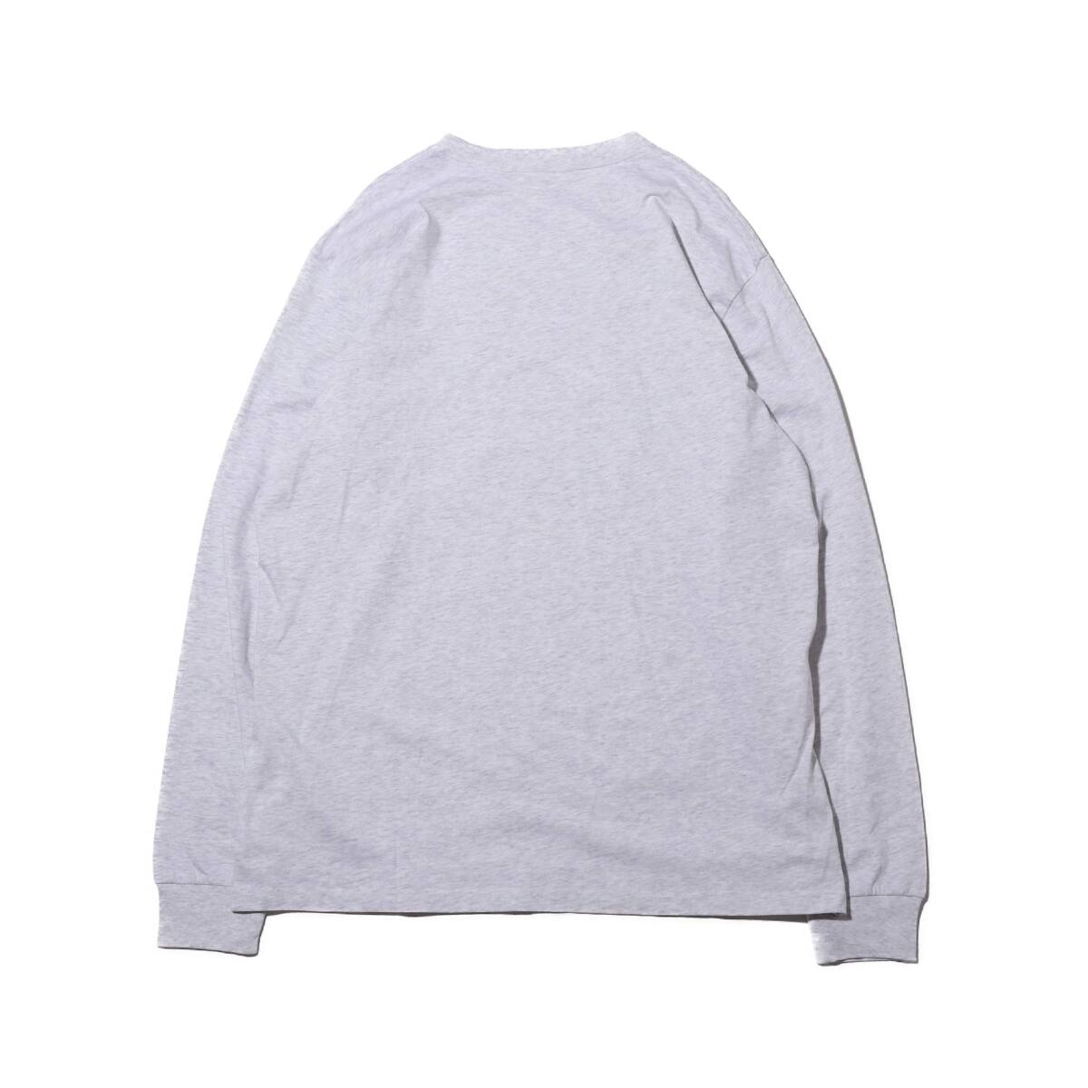 CARHARTT L/S POCKET T-SHIRT HEATHERGRAY の画像