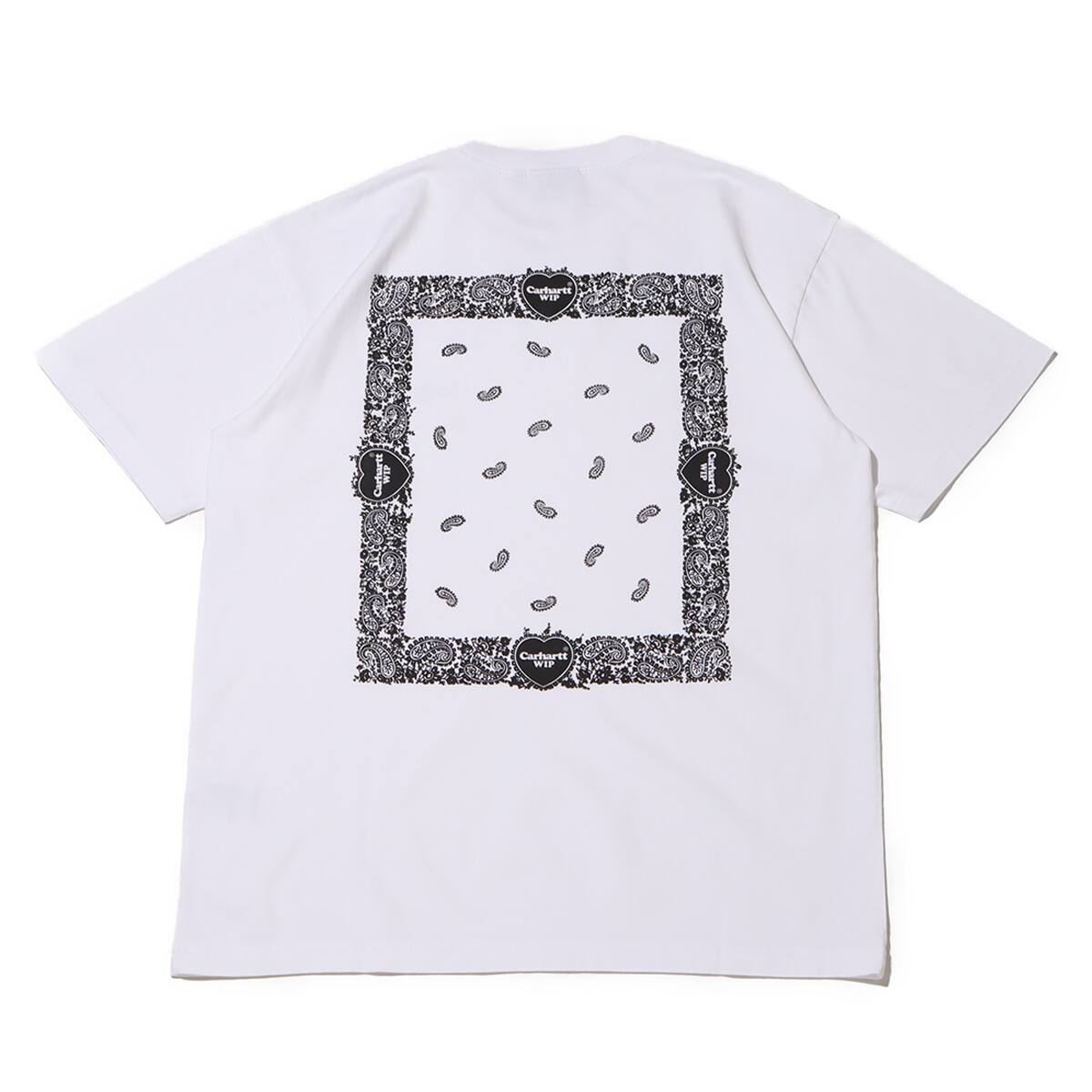 CARHARTT S/S PAISLEY T-SHIRT White / Black 23FW-I