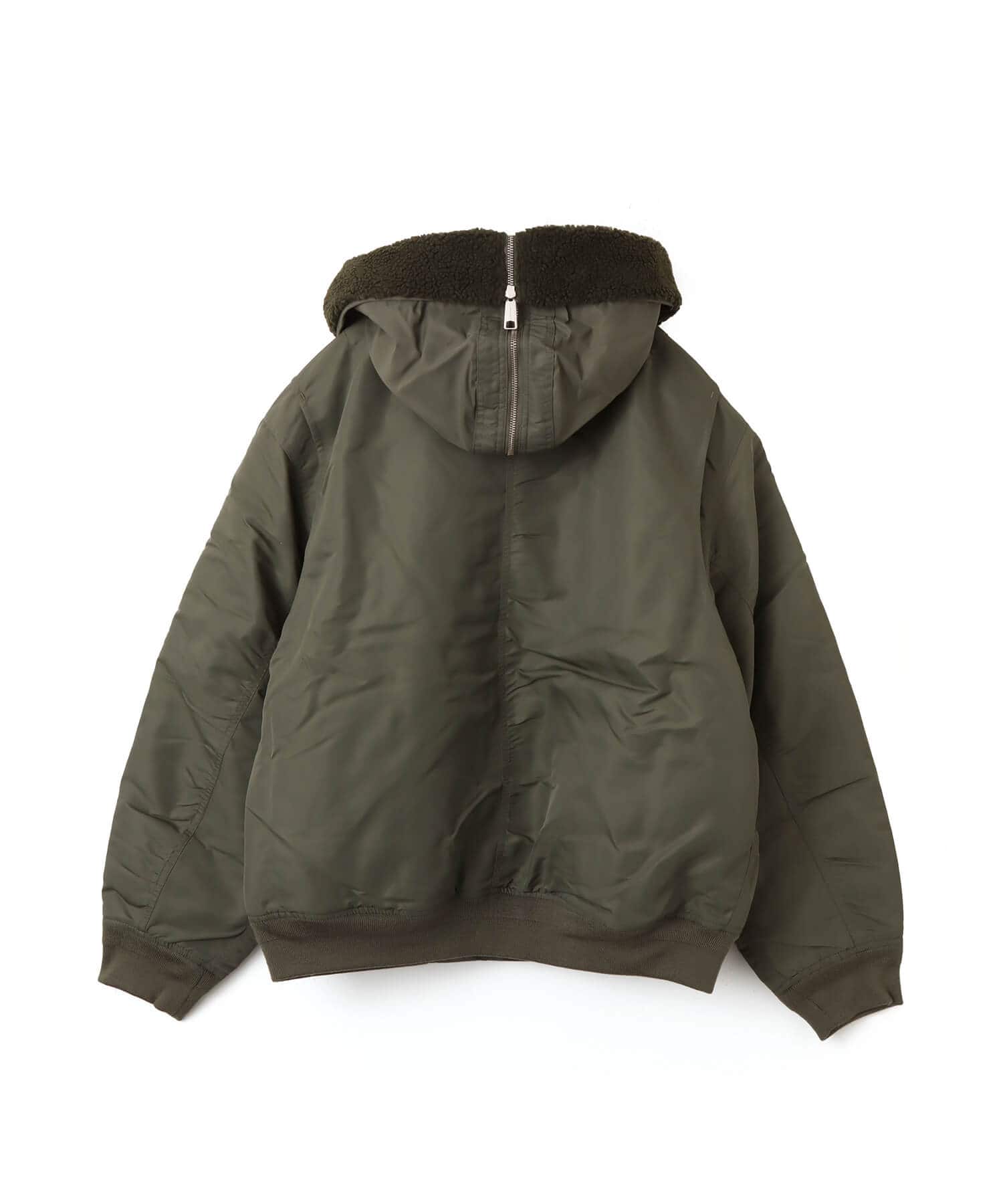 CARHARTT HOODED OLTERA BOMBER Cypress / Persimmonの画像