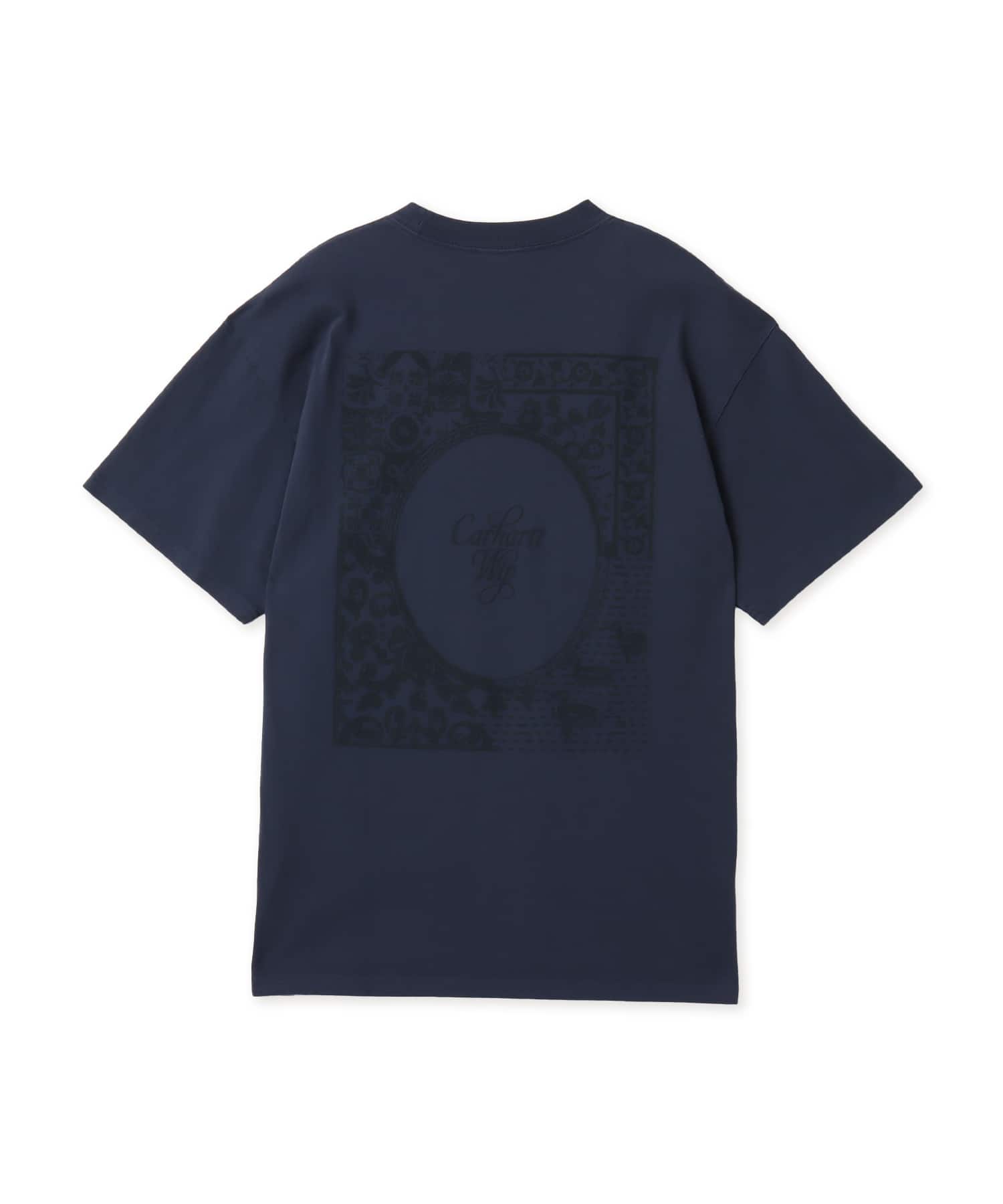CARHARTT S/S VESTIGE T-SHIRT Blue stone washedの画像