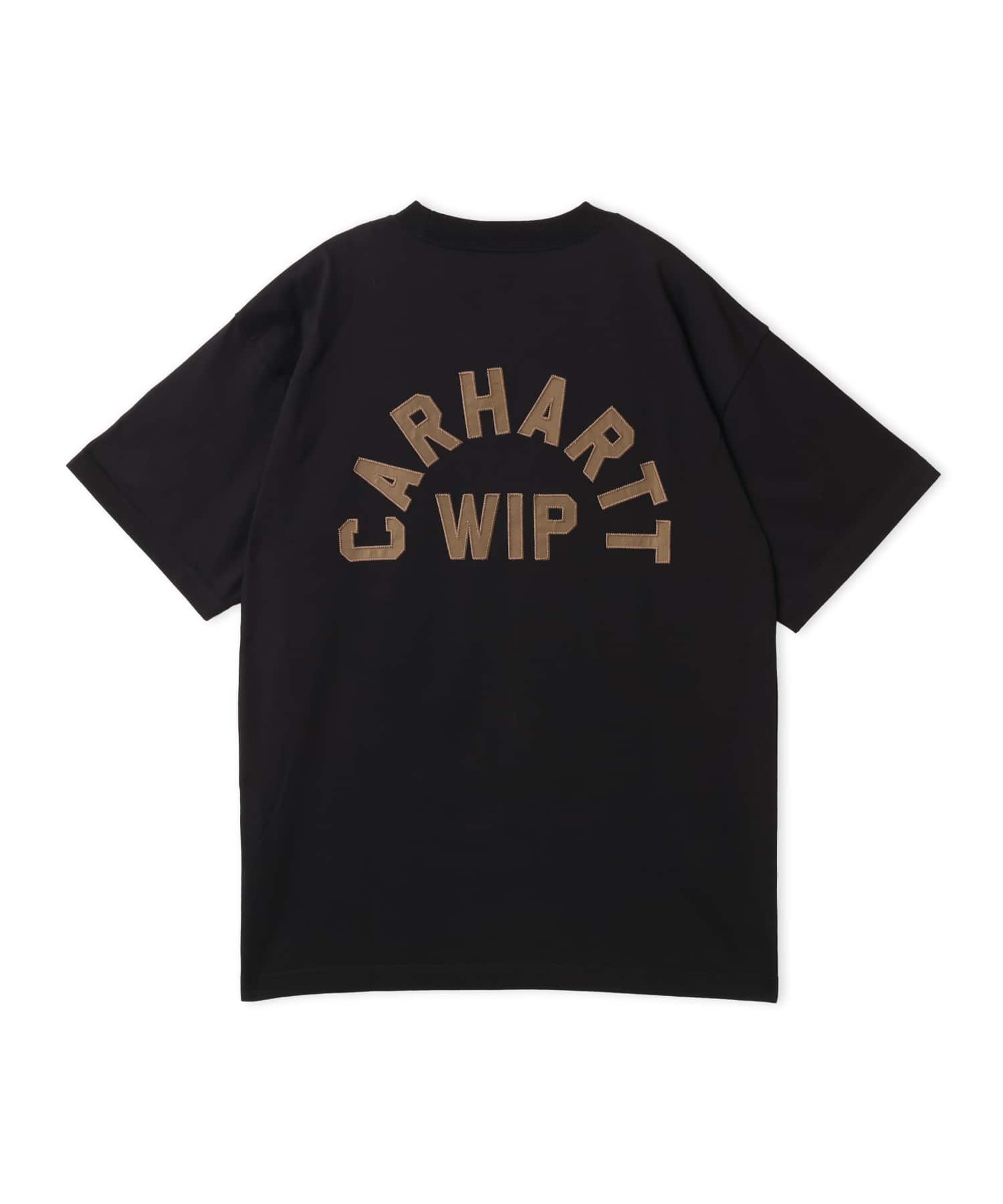 CARHARTT S/S ARCH SCRIPT T-SHIRT Black / WIP H Brownの画像
