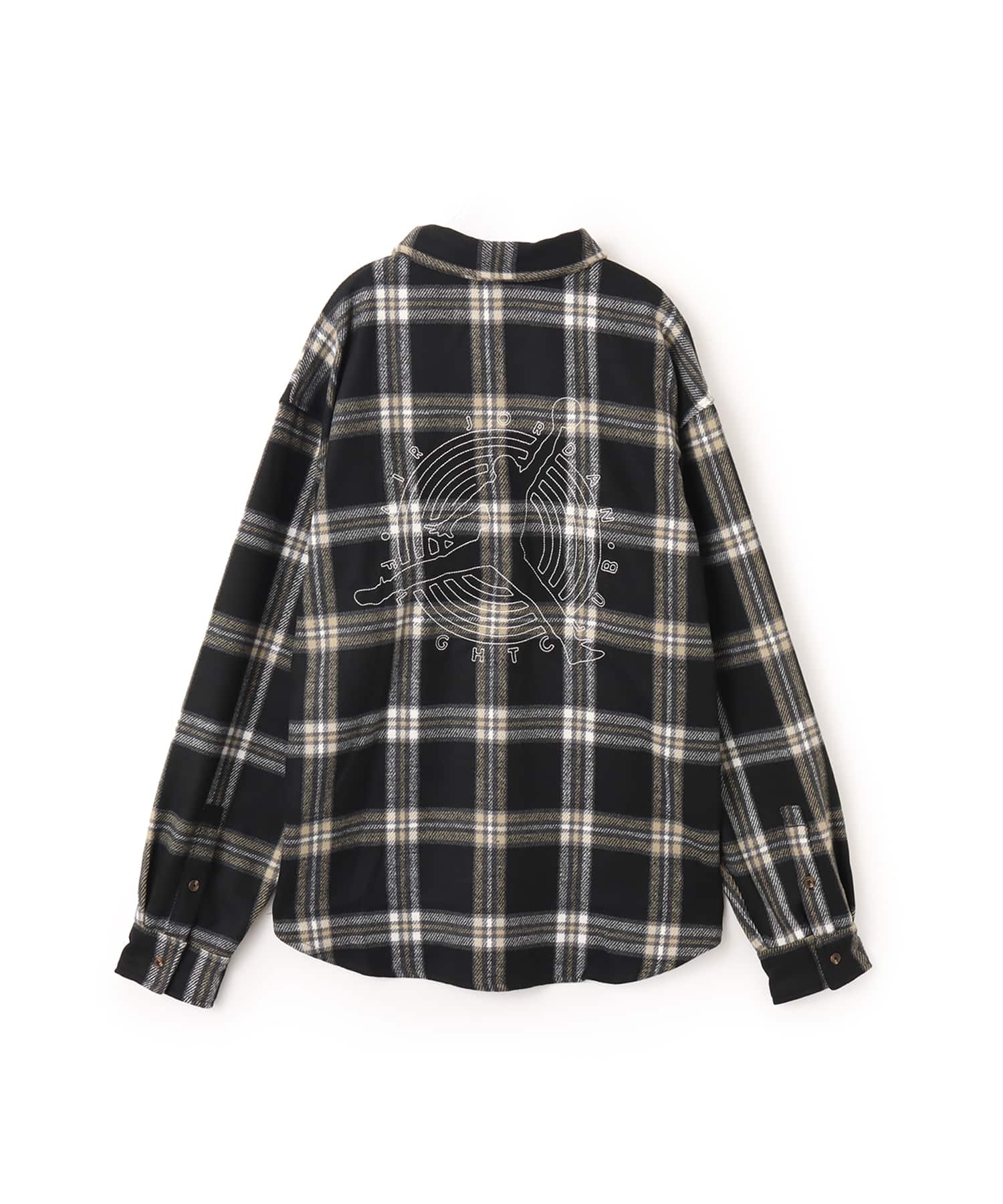 JORDAN BRAND M J FLT CLB FLANNEL SHIRT BLACKの画像