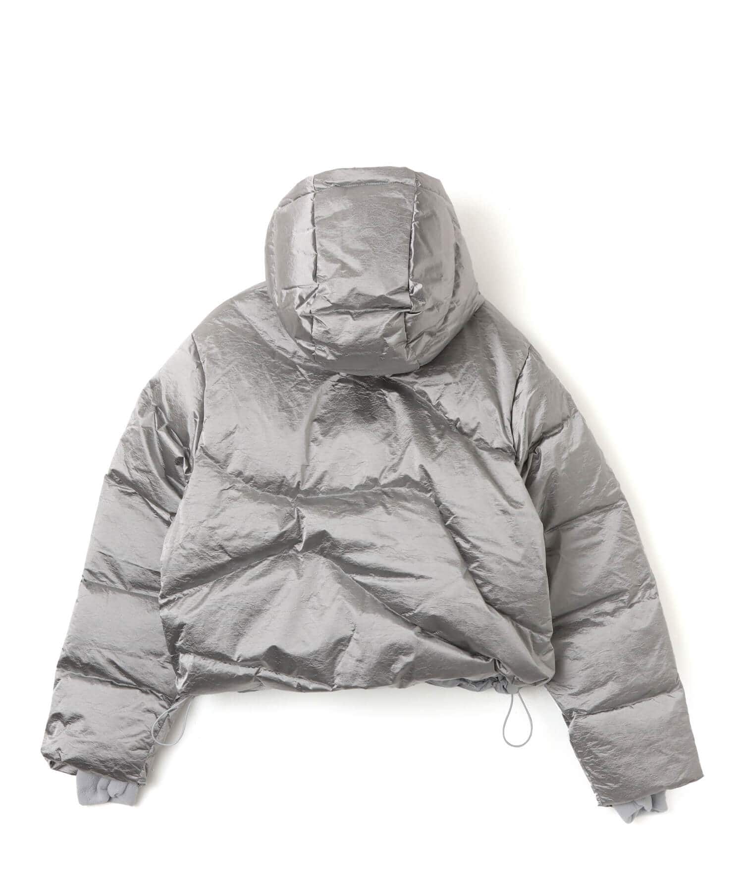 NIKE AS W NSW TF DWN MTLC SWSH PFR METALLIC SILVER/LT SMOKE GREYの画像