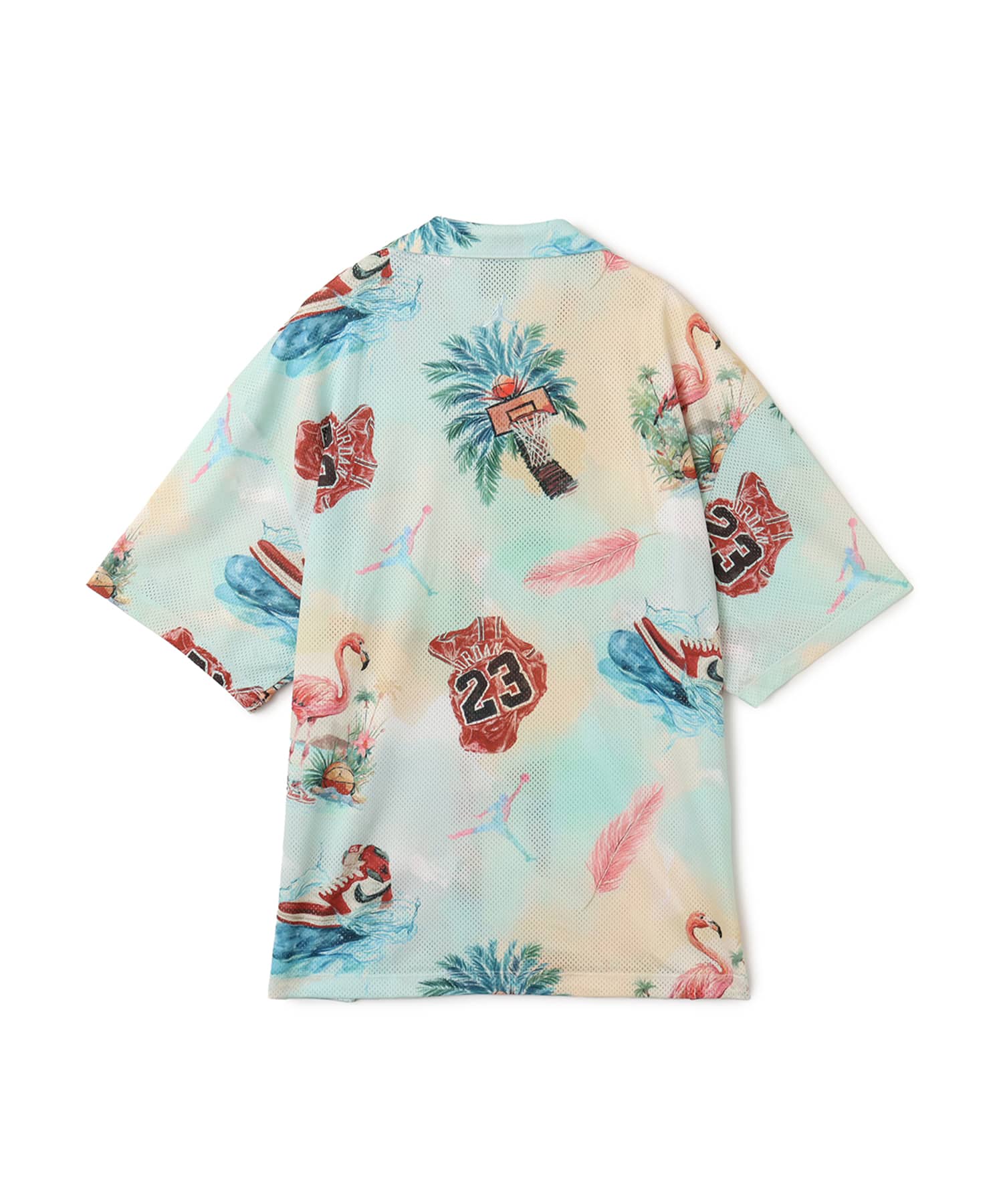 JORDAN BRAND M J ESS SMR PK AOP CAMP TOP SAIL/GLACIER BLUEの画像