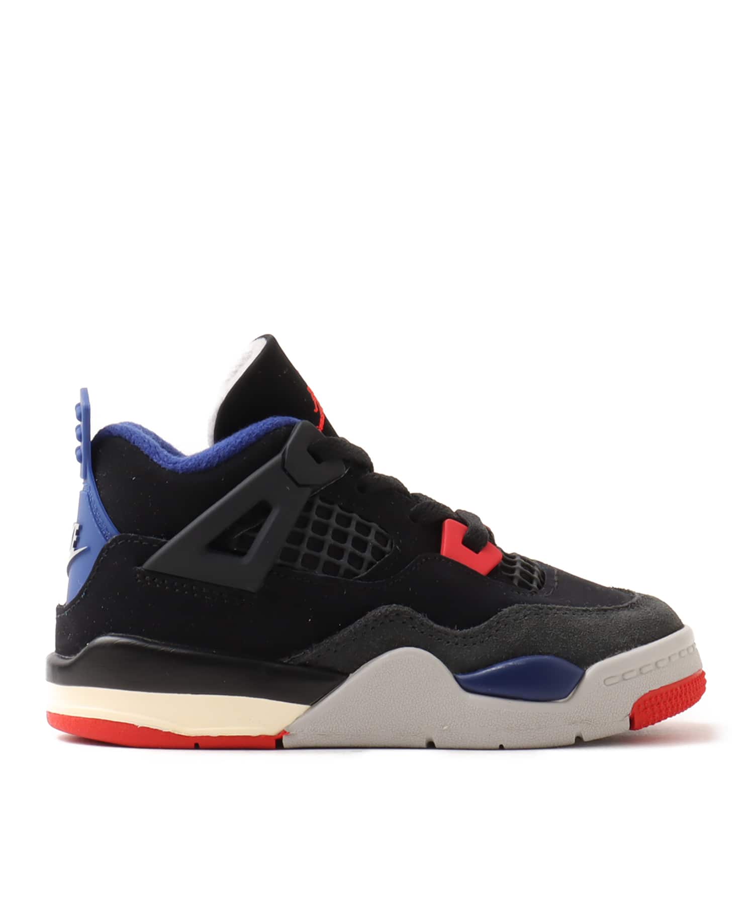 JORDAN BRAND JORDAN 4 RETRO OG (TD) BLACK/FIRE RED-DEEP ROYAL BLUEの画像
