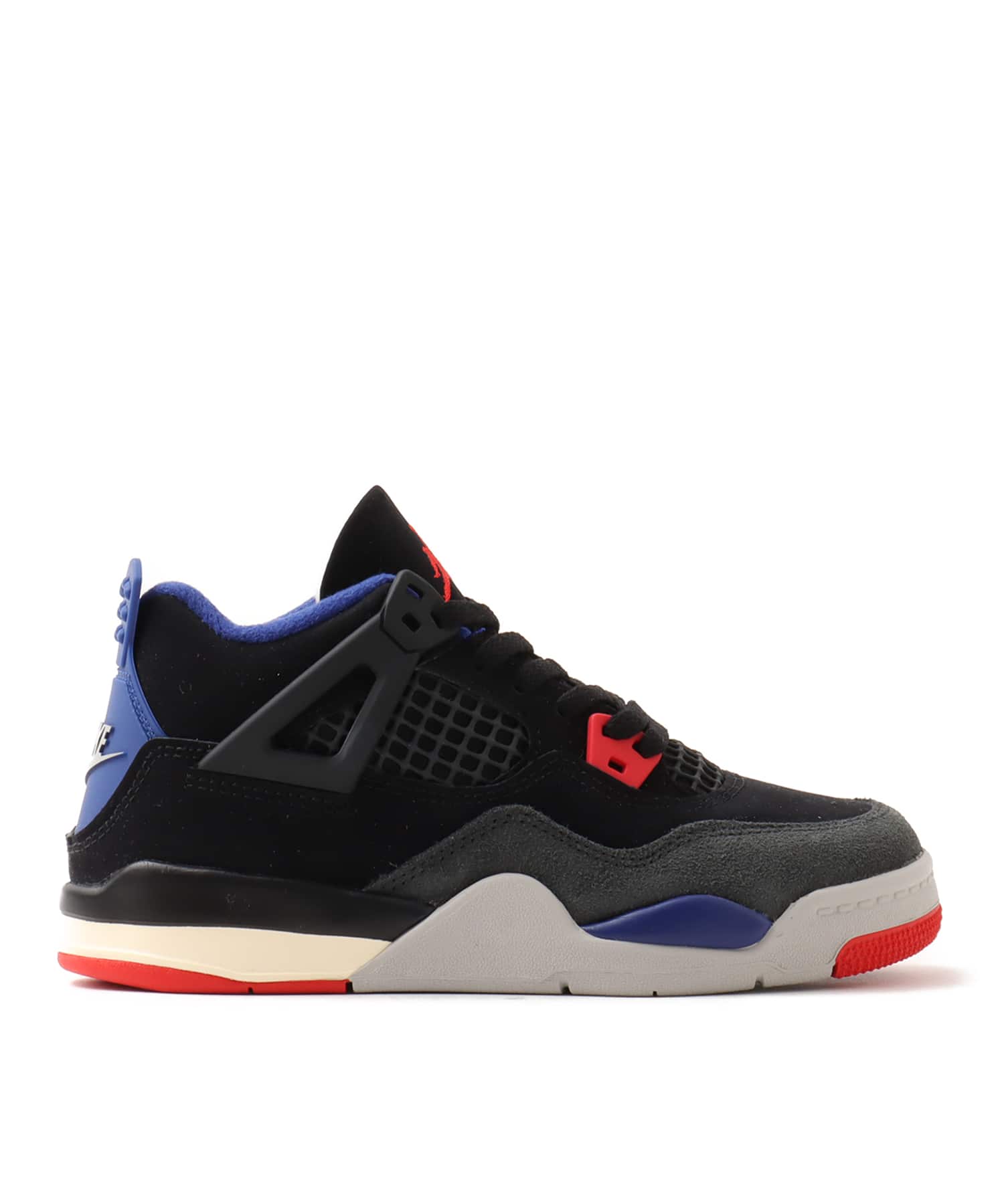 JORDAN BRAND JORDAN 4 RETRO OG (PS) BLACK/FIRE RED-DEEP ROYAL BLUEの画像