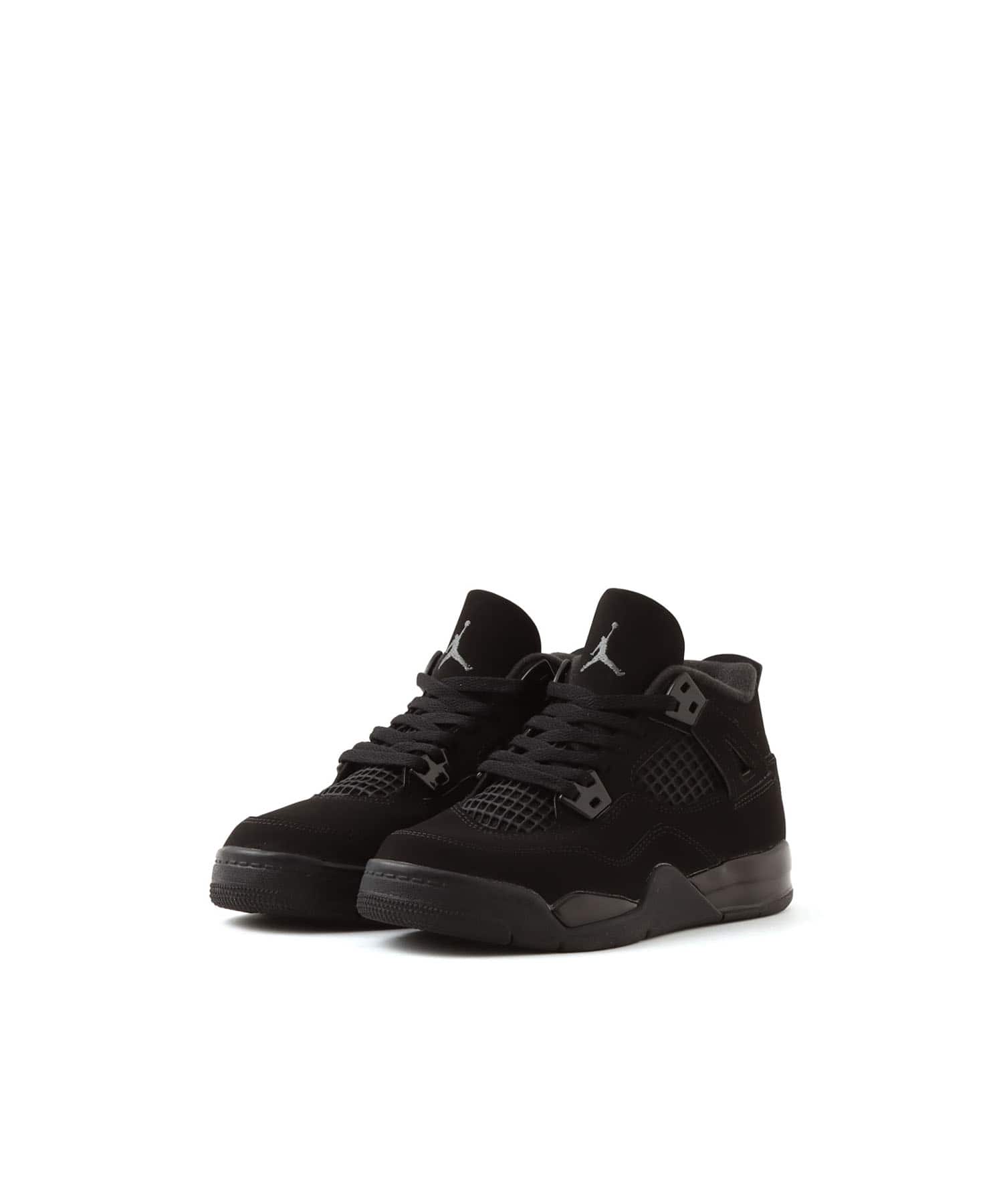 JORDAN BRAND JORDAN 4 RETRO OG (PS) BLACK/BLACK-LT GRAPHITEの画像