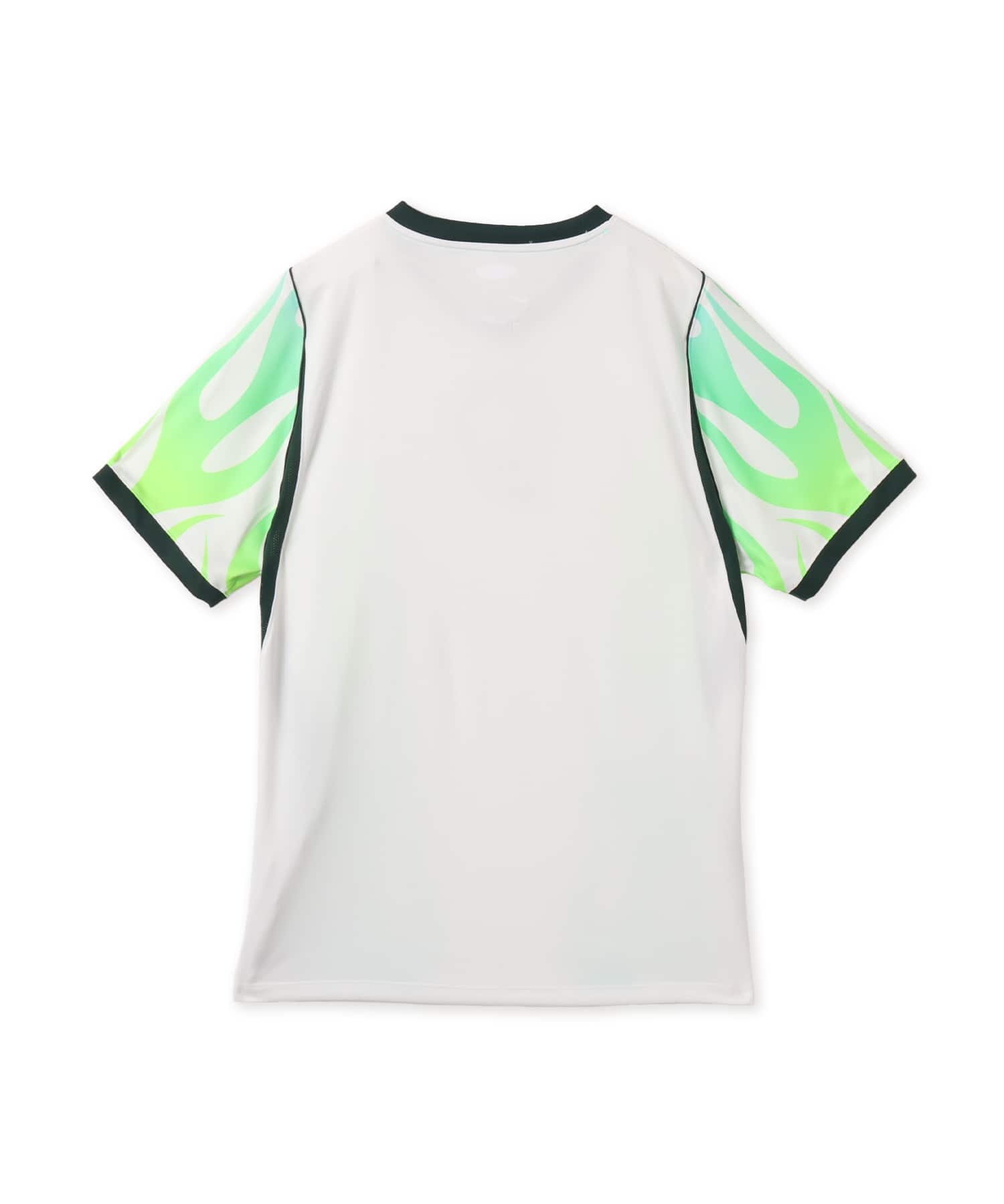 NIKE NFF M NK Dri-FIT Jersey SS Stadium Away WHITE/GREEN GLOW/(BLACK) (NO SPONSOR)の画像