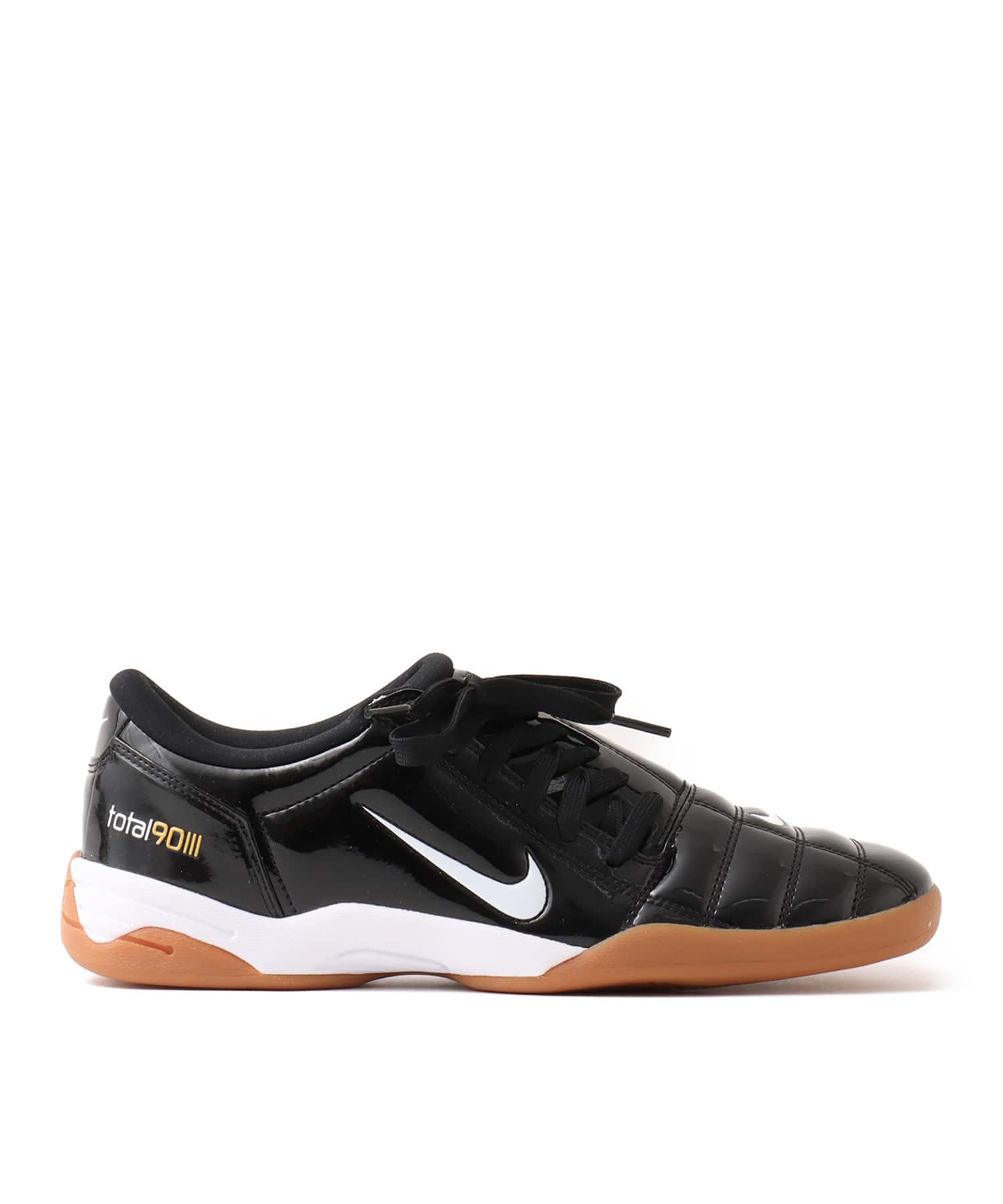 NIKE WMNS T90 BLACK/WHITE-WHITE-METALLIC GOLDの画像