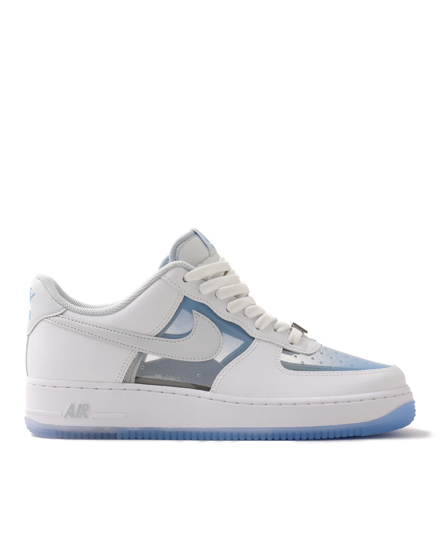 NIKE AIR FORCE 1 RETRO QS WHITE/PURE PLATINUM-UNIVERSITY BLUEの画像