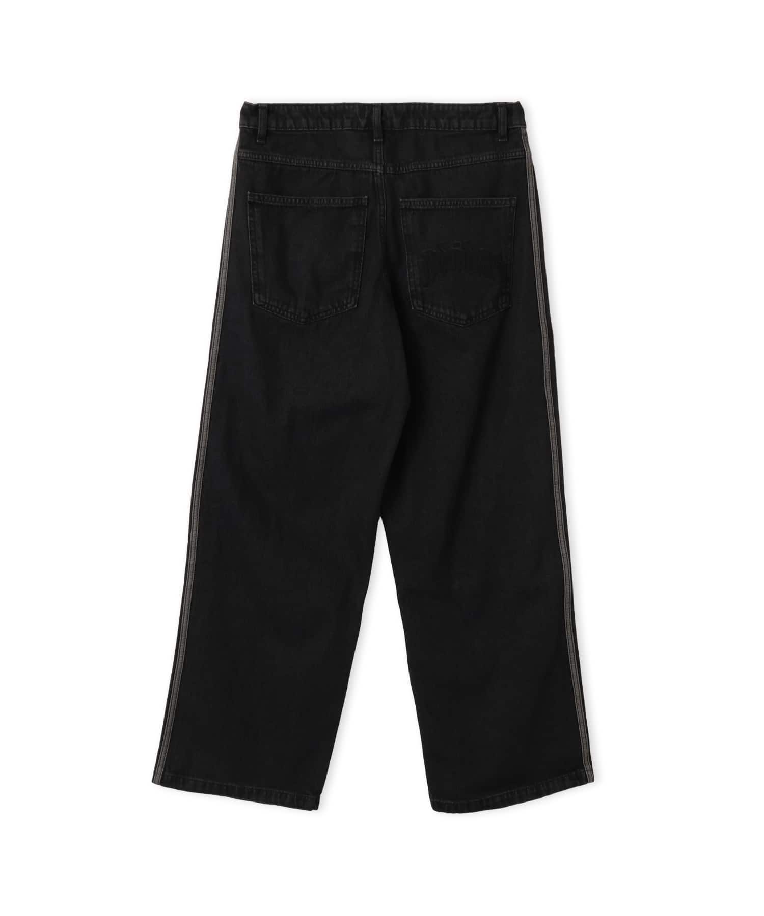 adidas SST DENIM TRACK PANTS トゥルーブラックデニムの画像