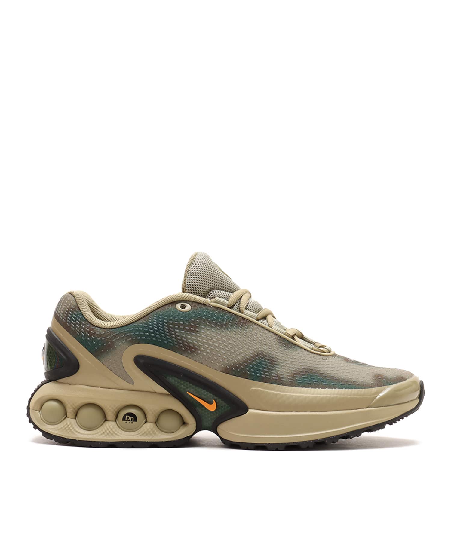 NIKE AIR MAX DN NRG NEUTRAL OLIVE/BRIGHT CERAMIC-BLACK-FIRの画像