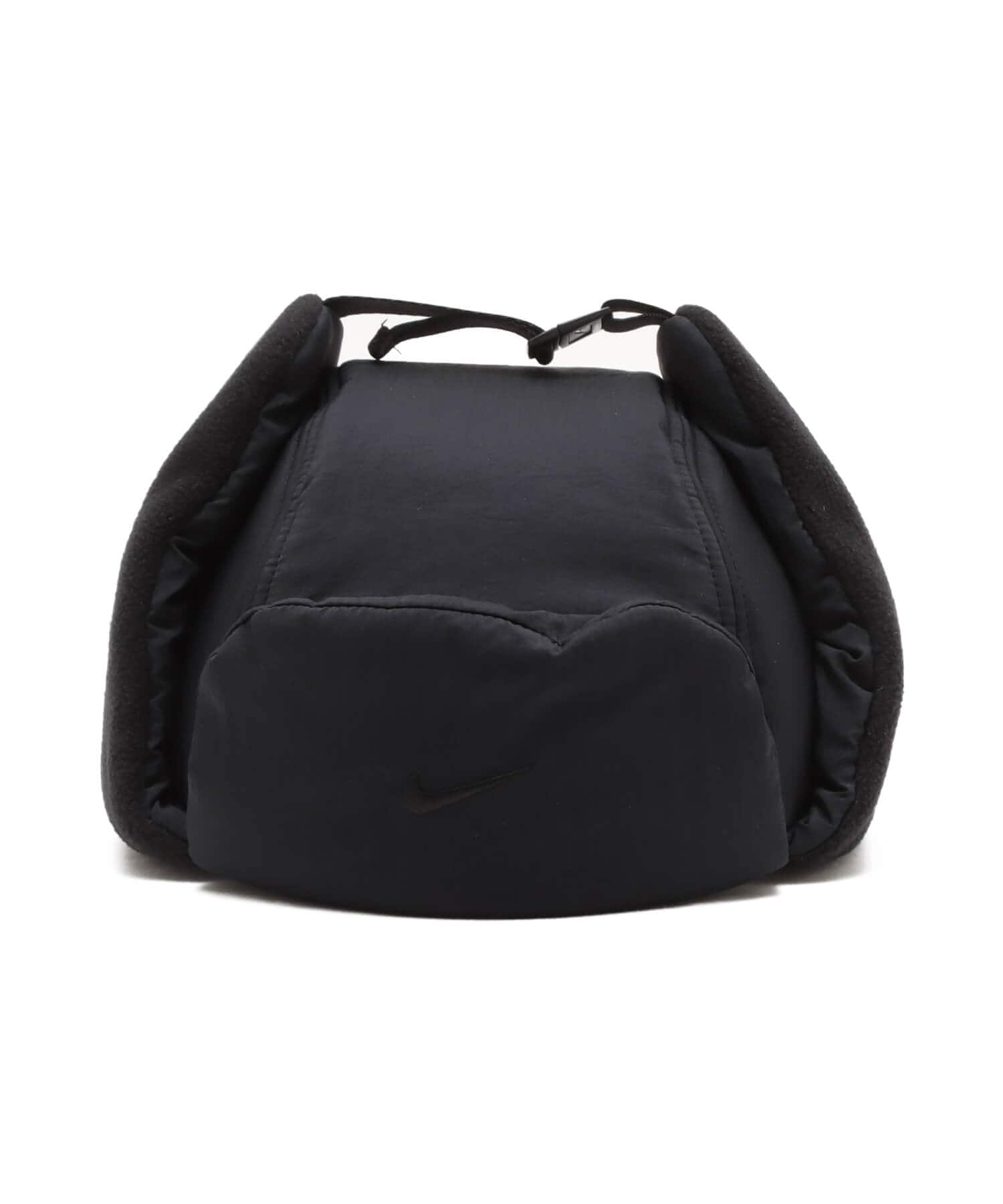 NIKE U NK FLY CAP PUFFER TRAPPER L BLACK/BLACK/SANDDRIFTの画像