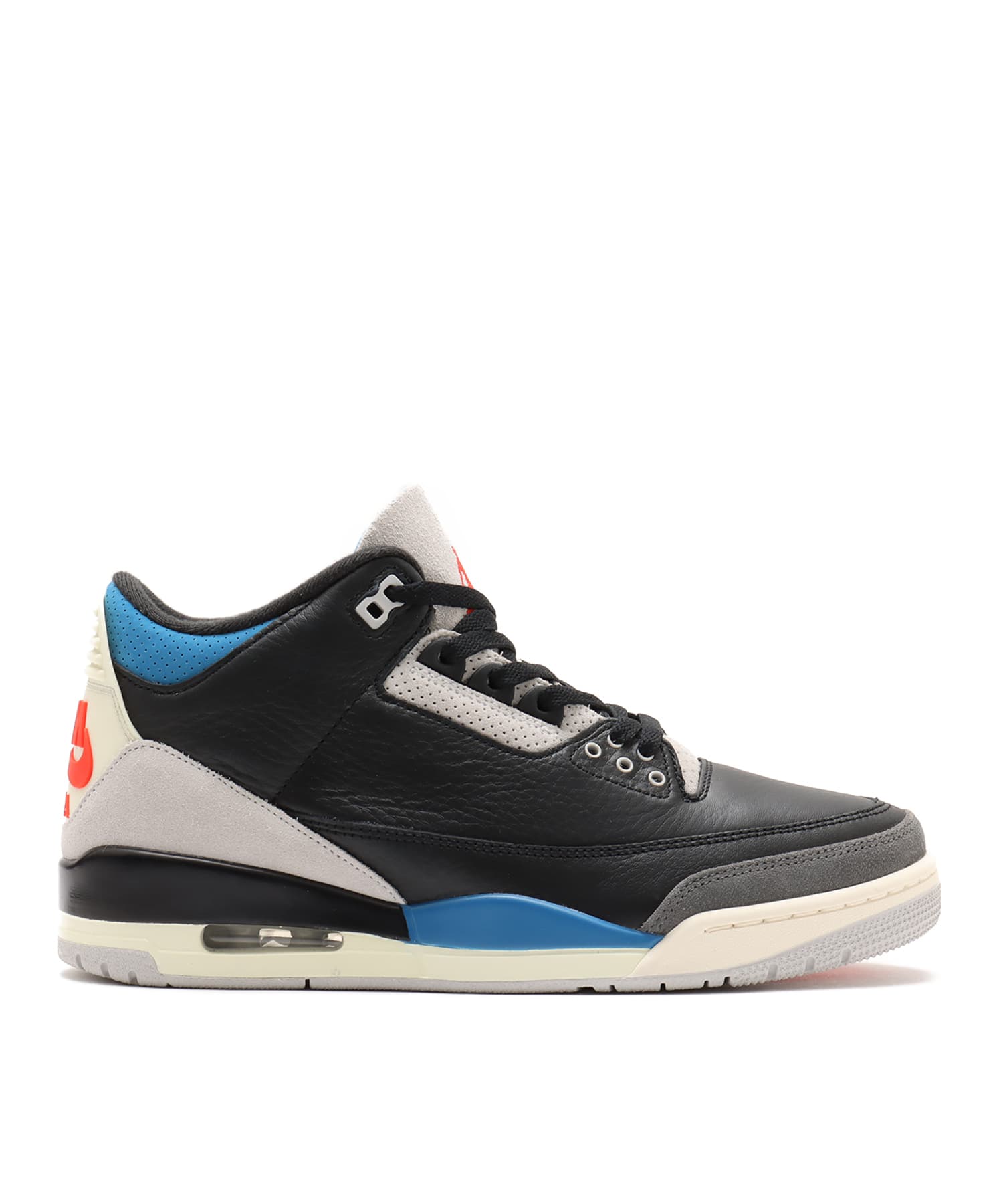 JORDAN BRAND AIR JORDAN 3 RETRO OG BLACK/CHILE RED-NEUTRAL GREYの画像