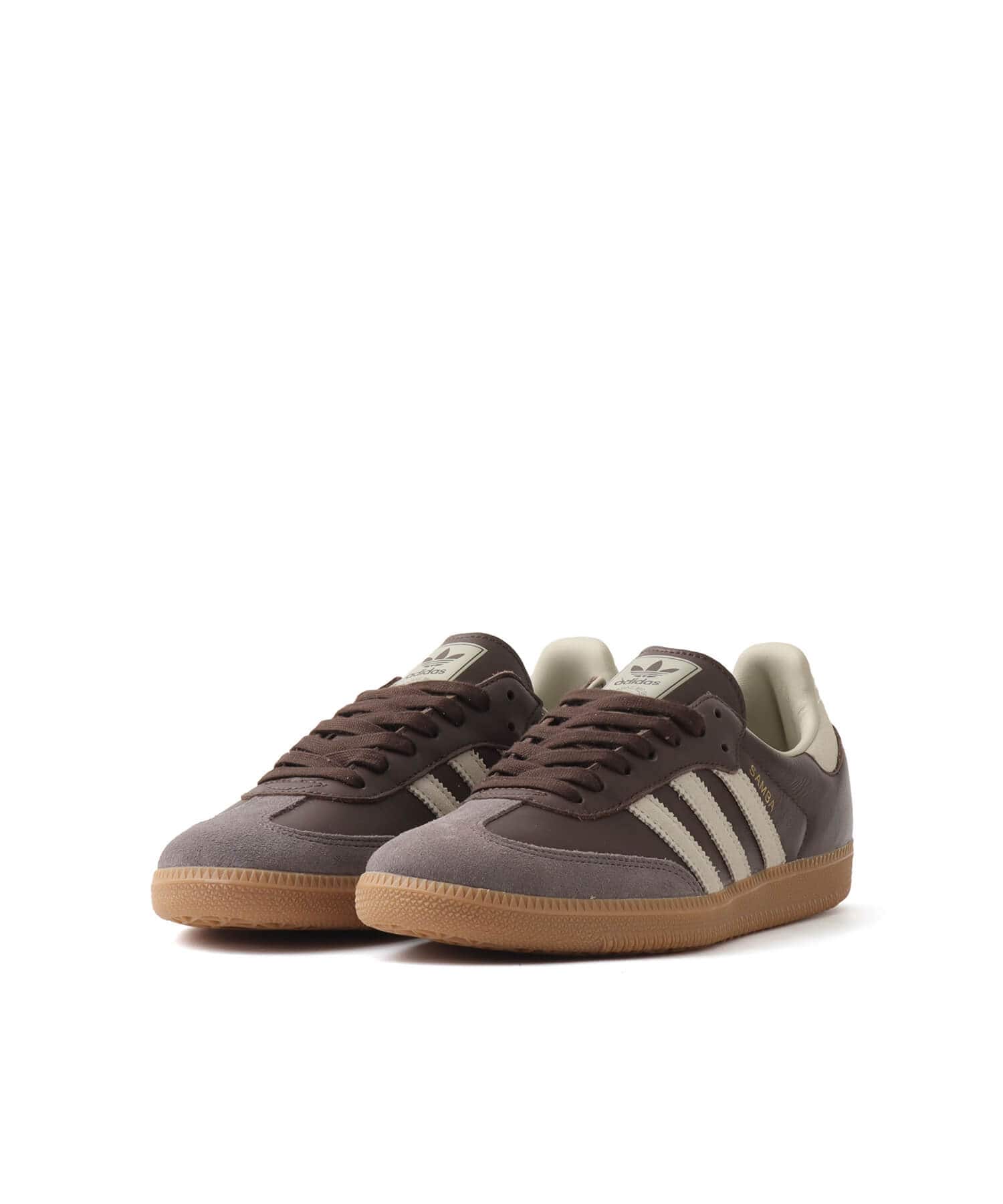 adidas SAMBA OG BROWN/PUTGRE/GOLDMTの画像