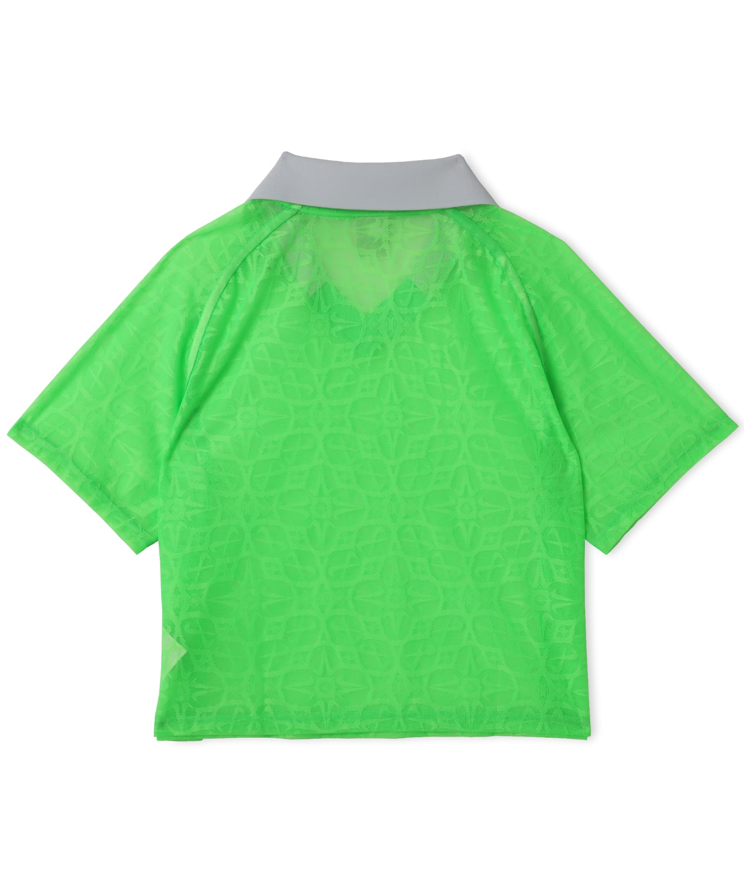 NIKE AS W NK STREET LACE POLO JSY GREEN STRIKE/PURE PLATINUM/(BLACK)の画像